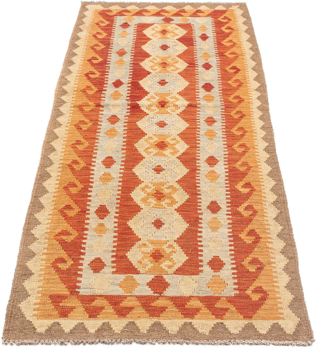 Image of morgenland Läufer »Kelim Maimene Medaillon 192 x 63 cm«, rechteckig, 0,5 mm Höhe, Wendeteppich bei Ackermann Versand Schweiz