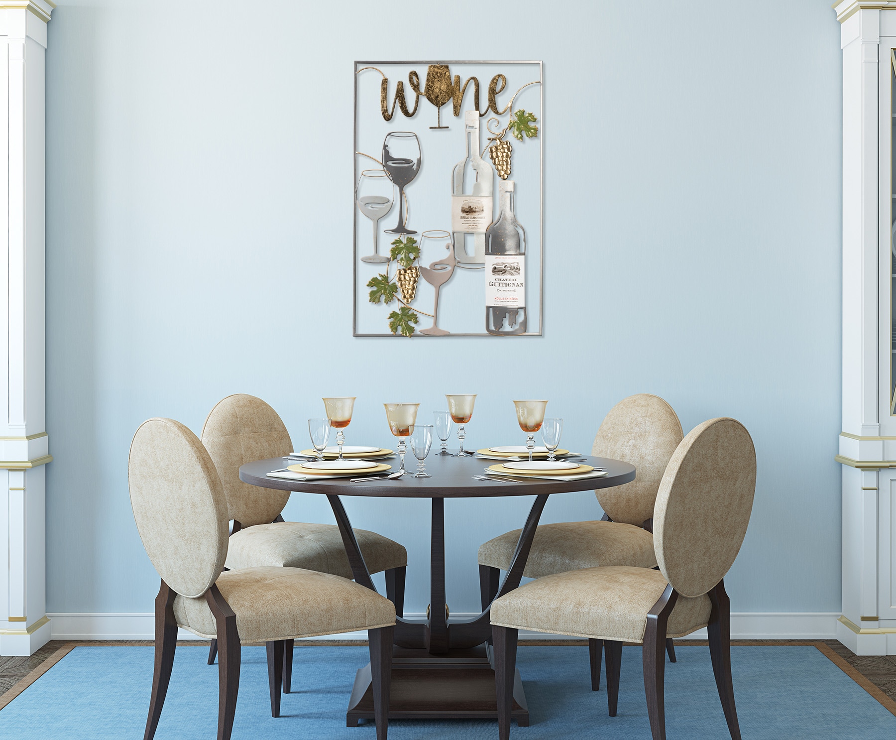 Bönninghoff Metallbild »51x74 cm – Deko modern« Getränke | Wein | Wein Bilder Wanddekoration