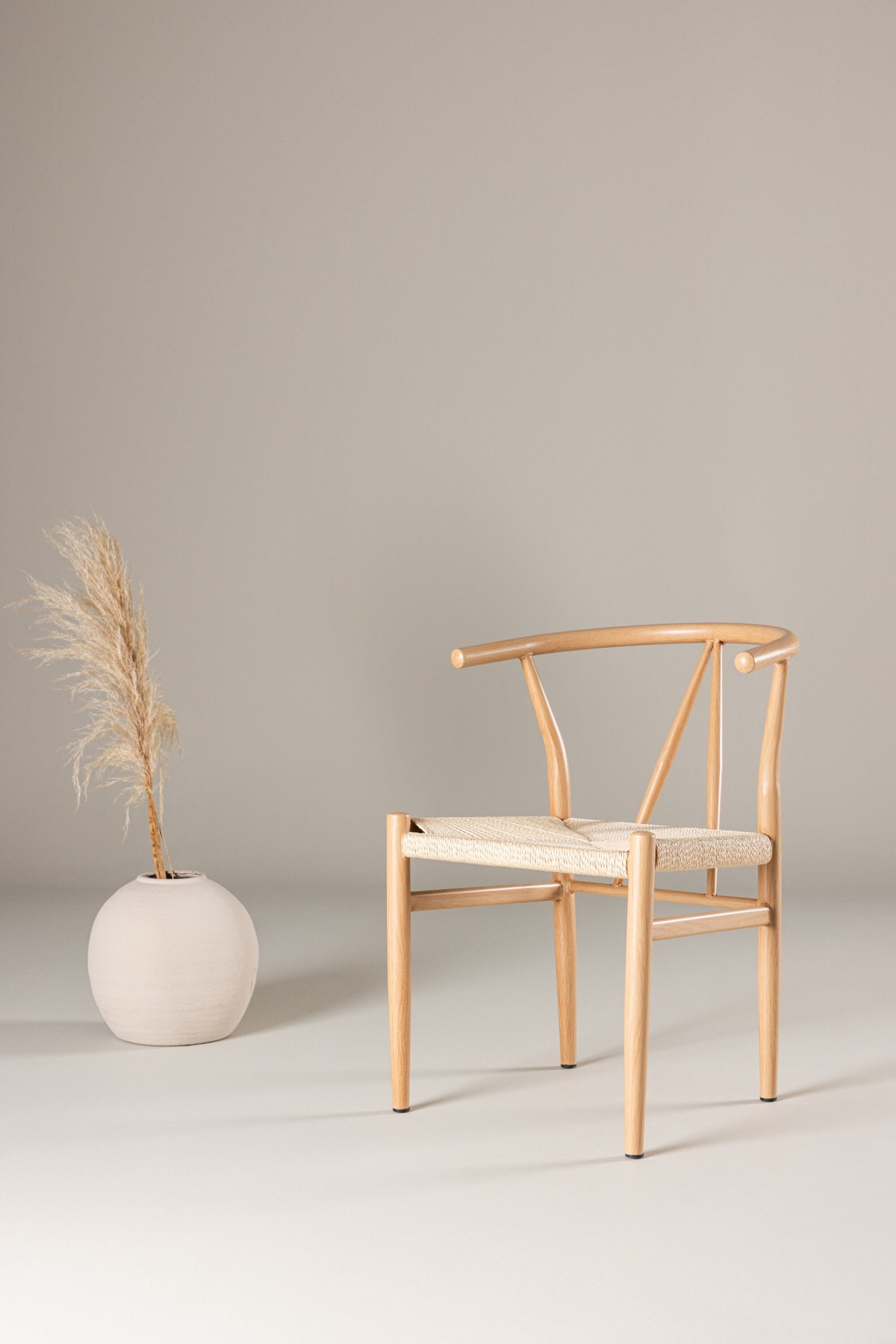 Venture Home Chaise de salle à manger »Alfons, Esszimmerstuhl mit geflochtenem Sitz und Stahlrahmen« () 1 cuisFlechtstuhl, Stahlrahmen, Rattan-Sitzfläche, luftig, natürlich