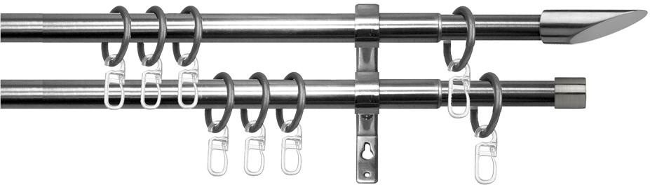 Image of indeko Gardinenstange »Evian«, 2 läufig-läufig, ausziehbar bei Ackermann Versand Schweiz