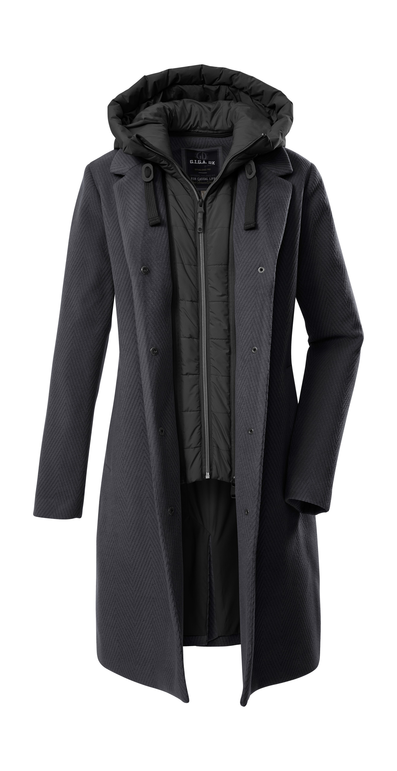 G.I.G.A. DX by killtec Parka »GW 20 WMN PRK« Windabweisender Damen Parka mit abnehmbarer Kapuze und Gilet