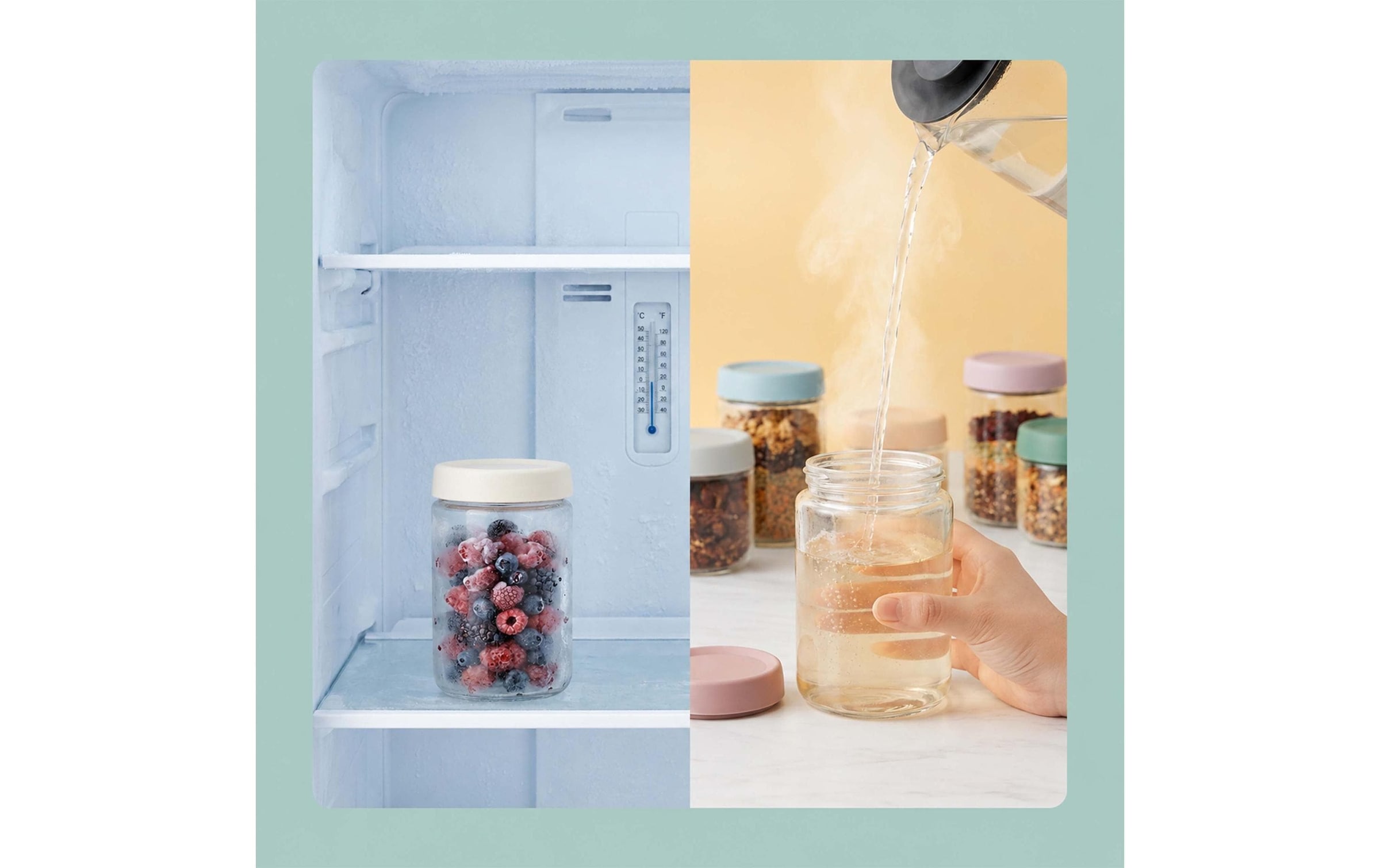 relaxdays Boîte à provisions »1,4 l«