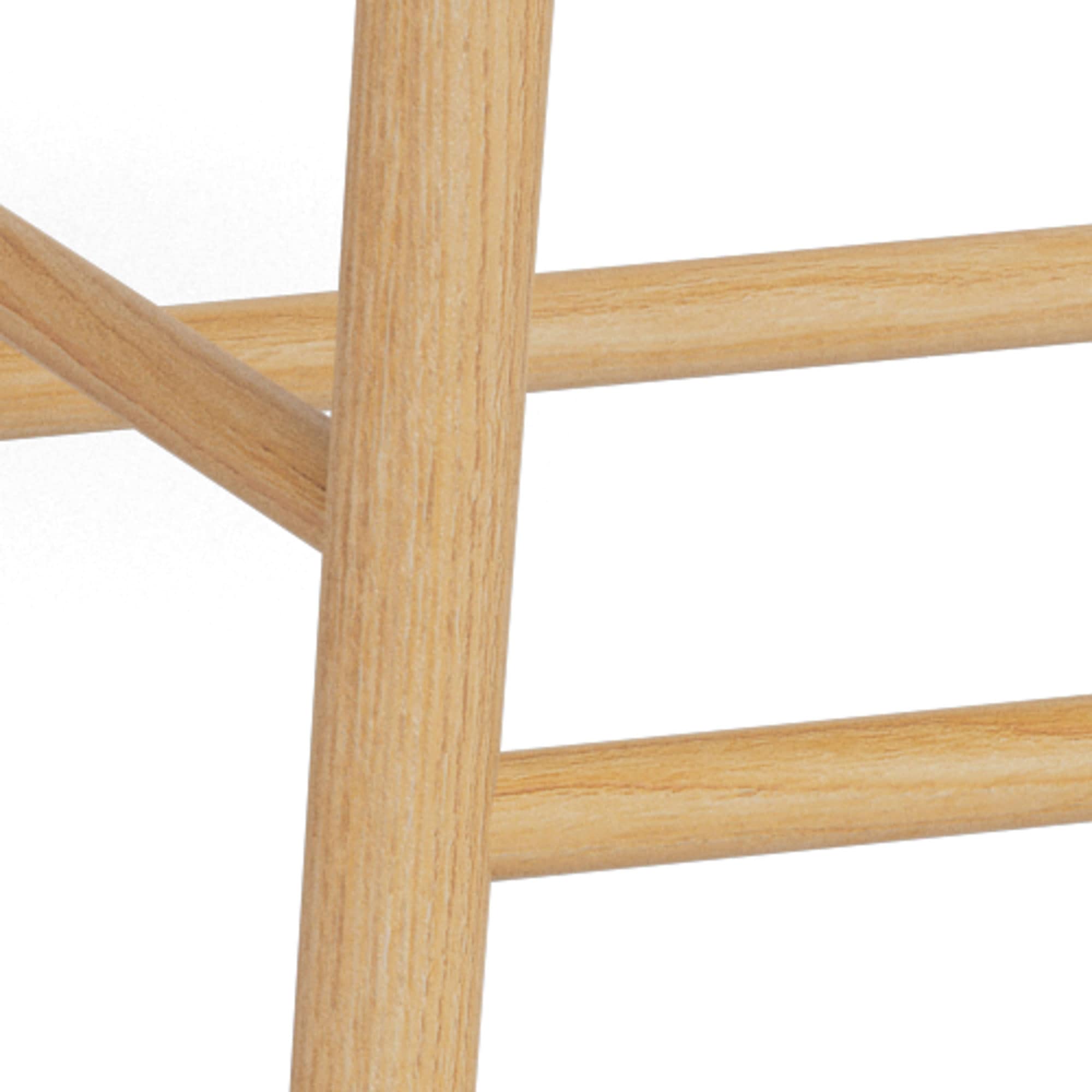 ACTONA GROUP Barhocker »Sophia - Bequemer Barstuhl aus Eiche mit Fussstütze & Rückenlehne« Set, 2 Stk. tlg. Skandinavisches Design, Sitz aus Stoff, für Küche & Essbereich