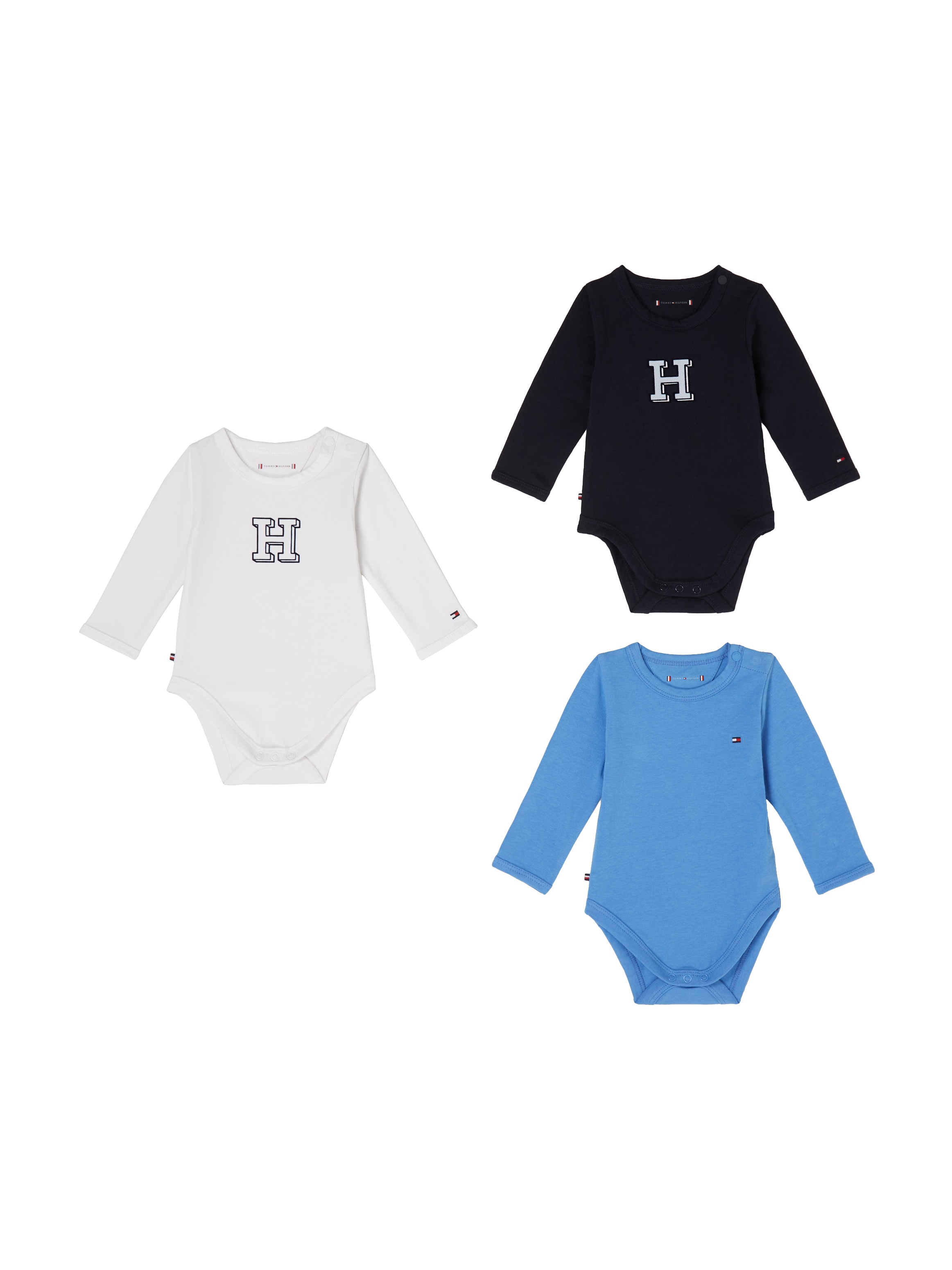 Modische Tommy Hilfiger Neugeborenen-Geschenkset »BABY 3 PACK GIFTBOX«, (Set,  3er), mit Logo-Stickerei ohne Mindestbestellwert kaufen