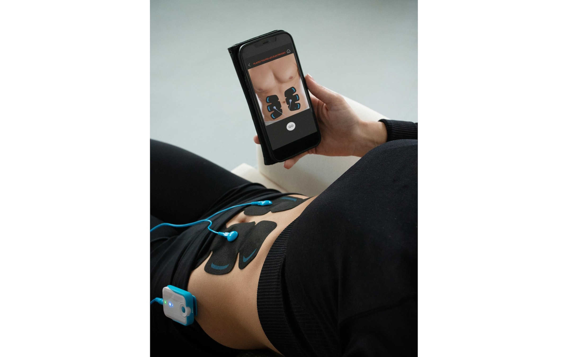 Bluetens Appareil pour abdominaux EMS »Power Pack«