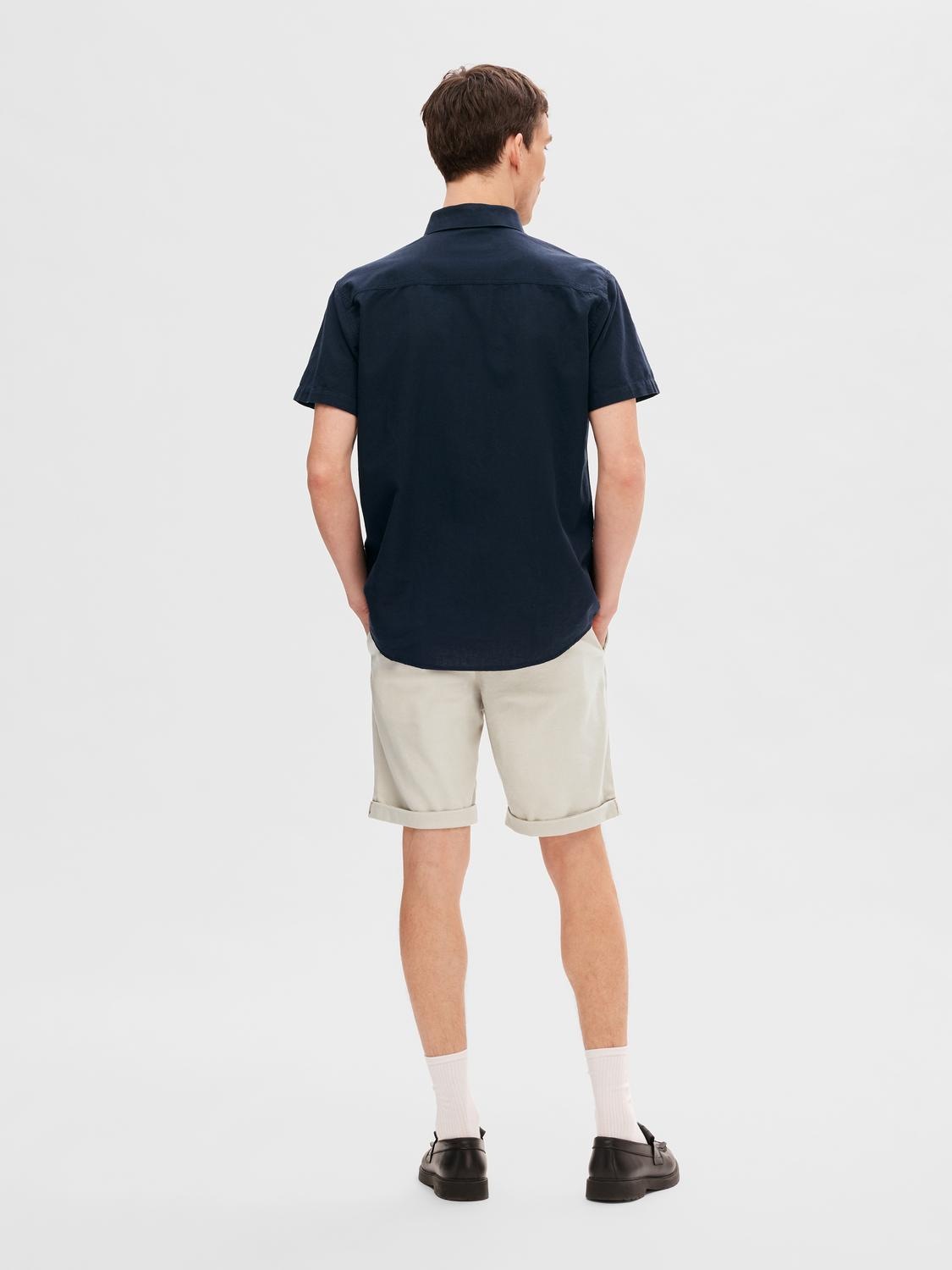 SELECTED HOMME Kurzarmhemd »SLHREG-SUN SHIRT SS NOOS«