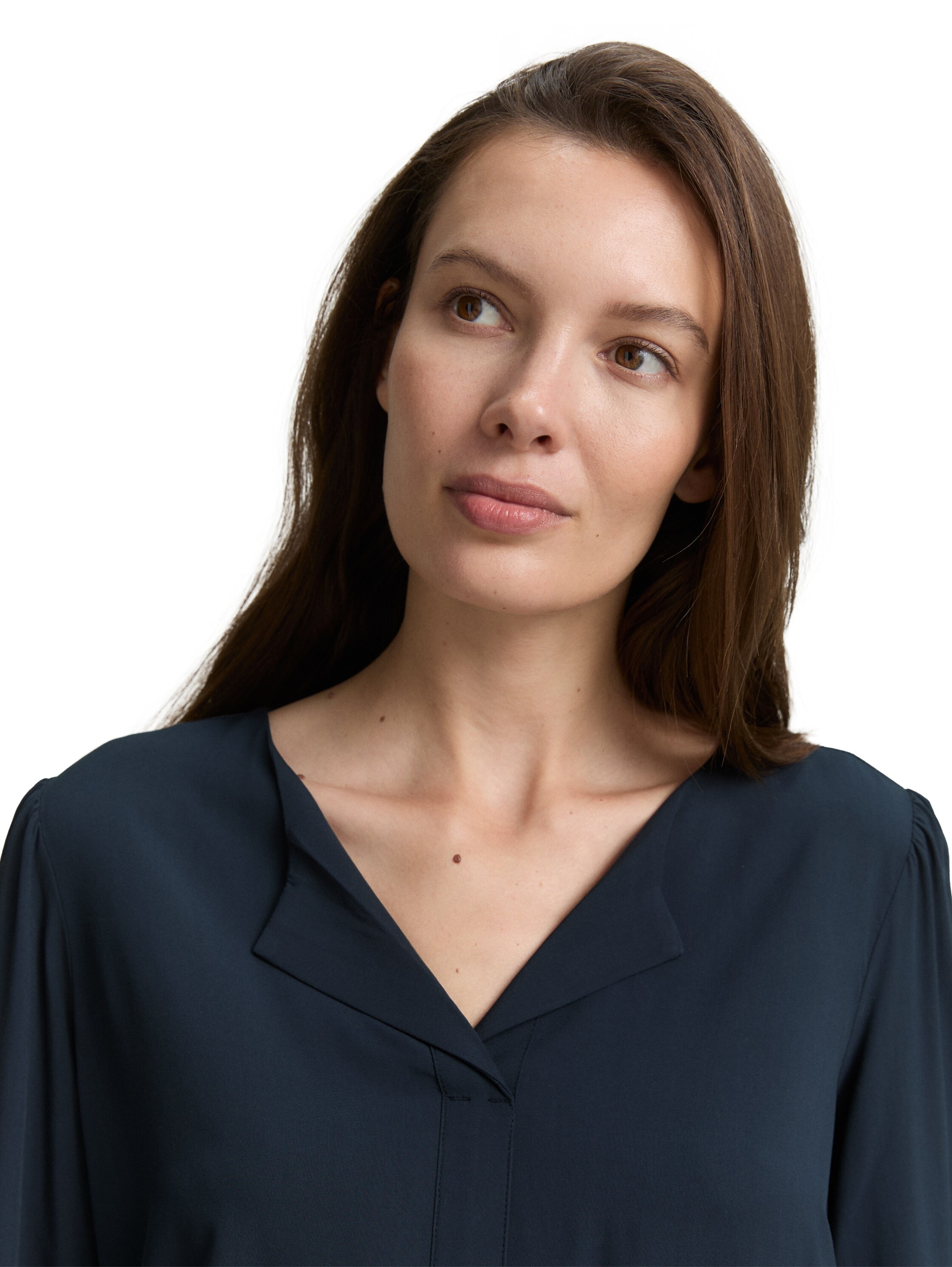 TOM TAILOR Chemisier à chemise mit All-Over Print