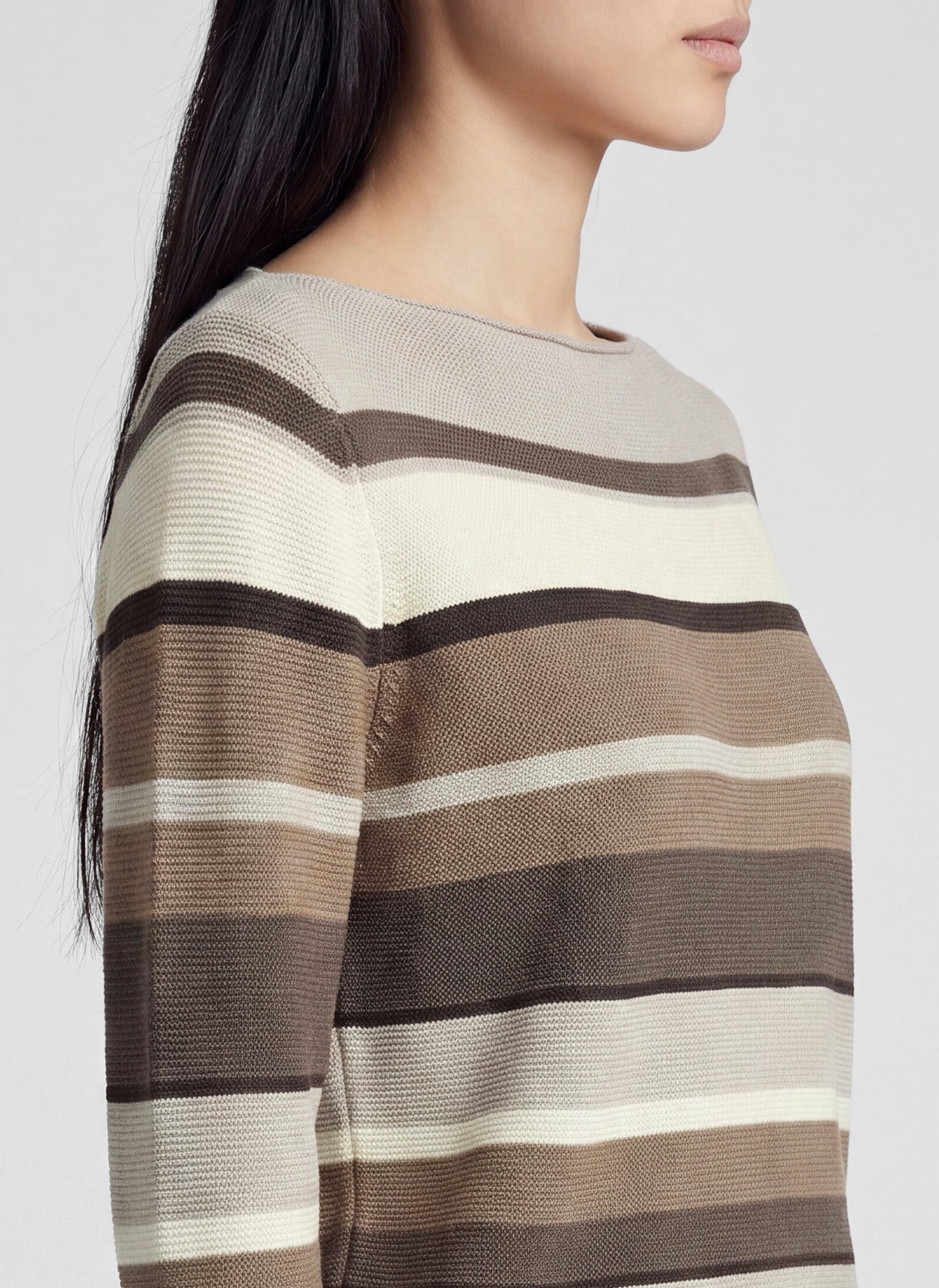 Rabe Strickpullover im Streifen-Look