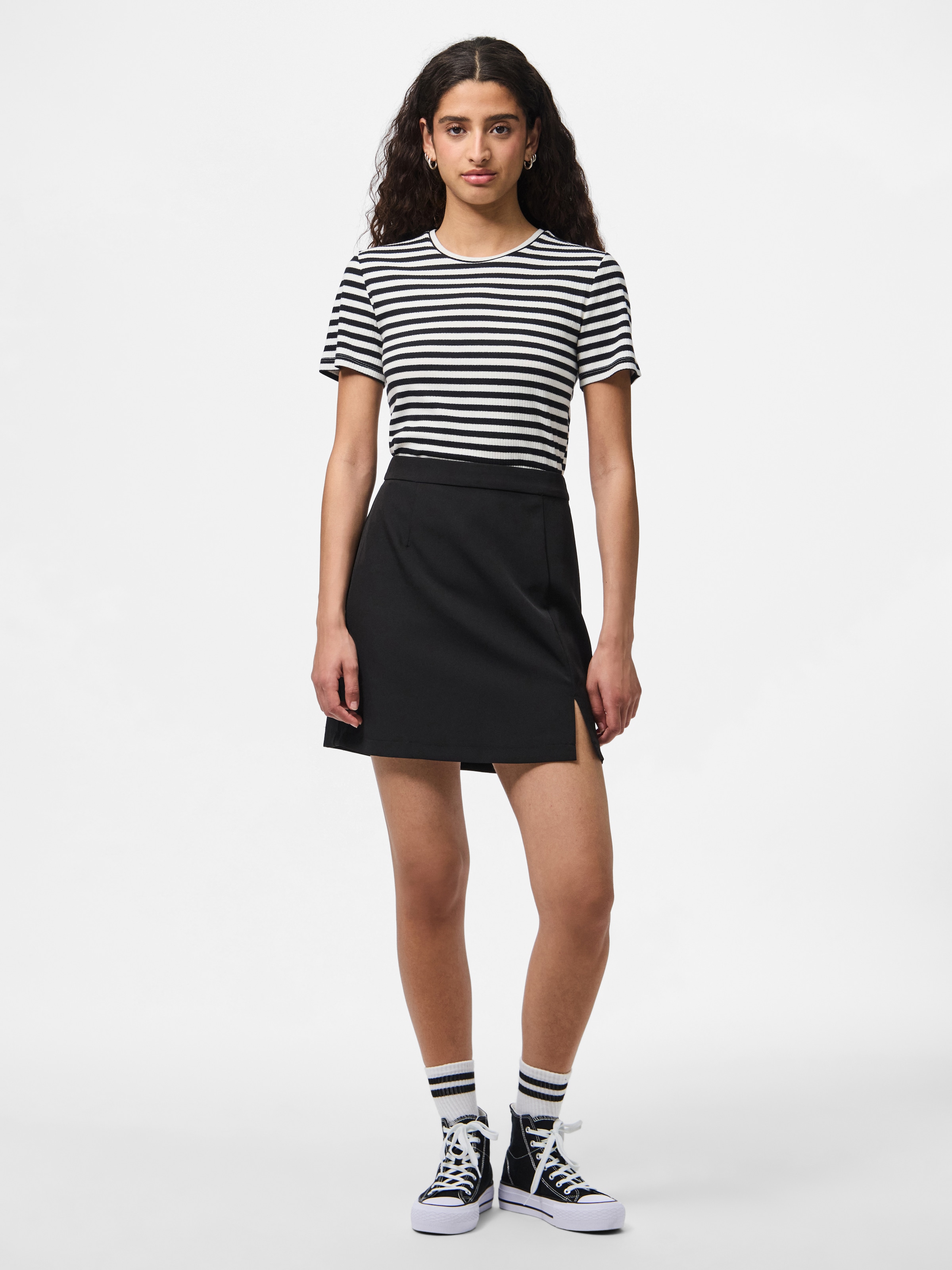 pieces Minirock »PCBOZZY HW SLIT SKIRT NOOS BC«