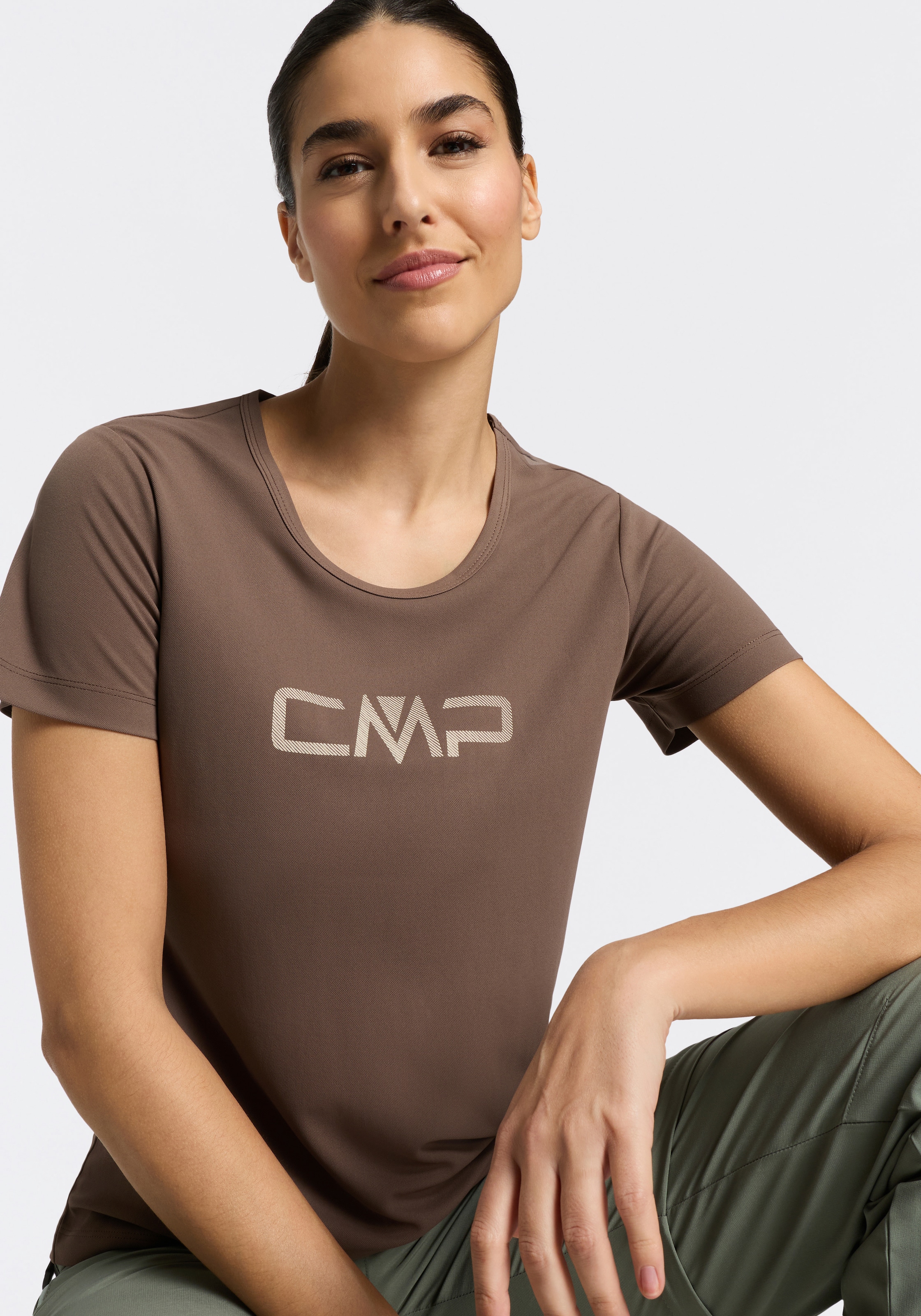 CMP T-shirt fonctionnel »WOMAN CO T-SHIRT« Kurzarm, Rundhalsausschnitt, für Wandern und sportliche Aktivitäten