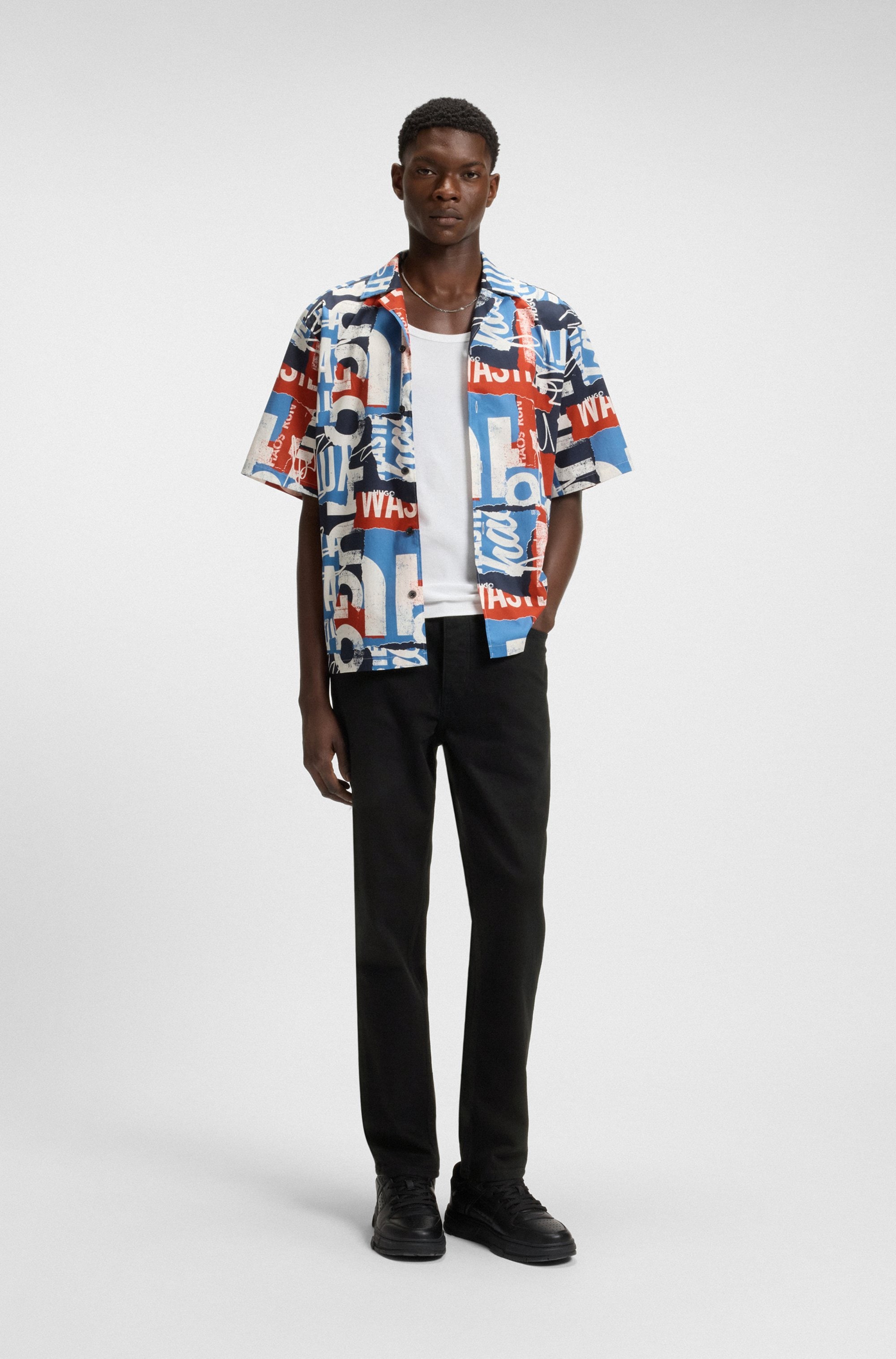 HUGO Jeans taille basse »Brody« avec finition stone-washed