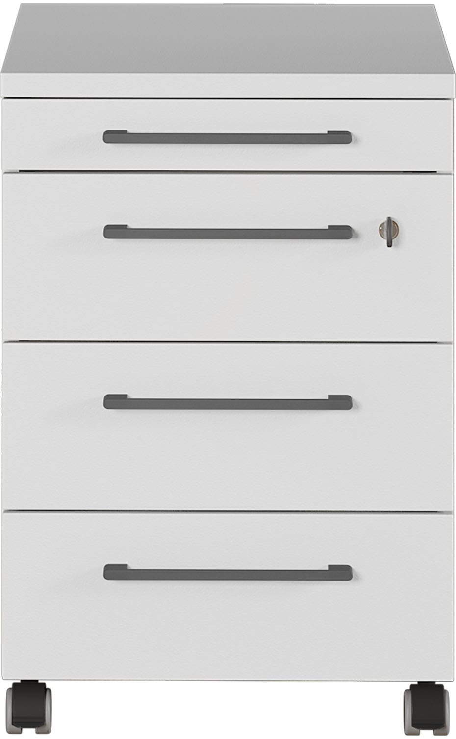 GERMANIA Ensemble de meubles de bureau »Agenda« Set bestehend aus höhenverstellbarem Schreibtisch und Rollcontainer