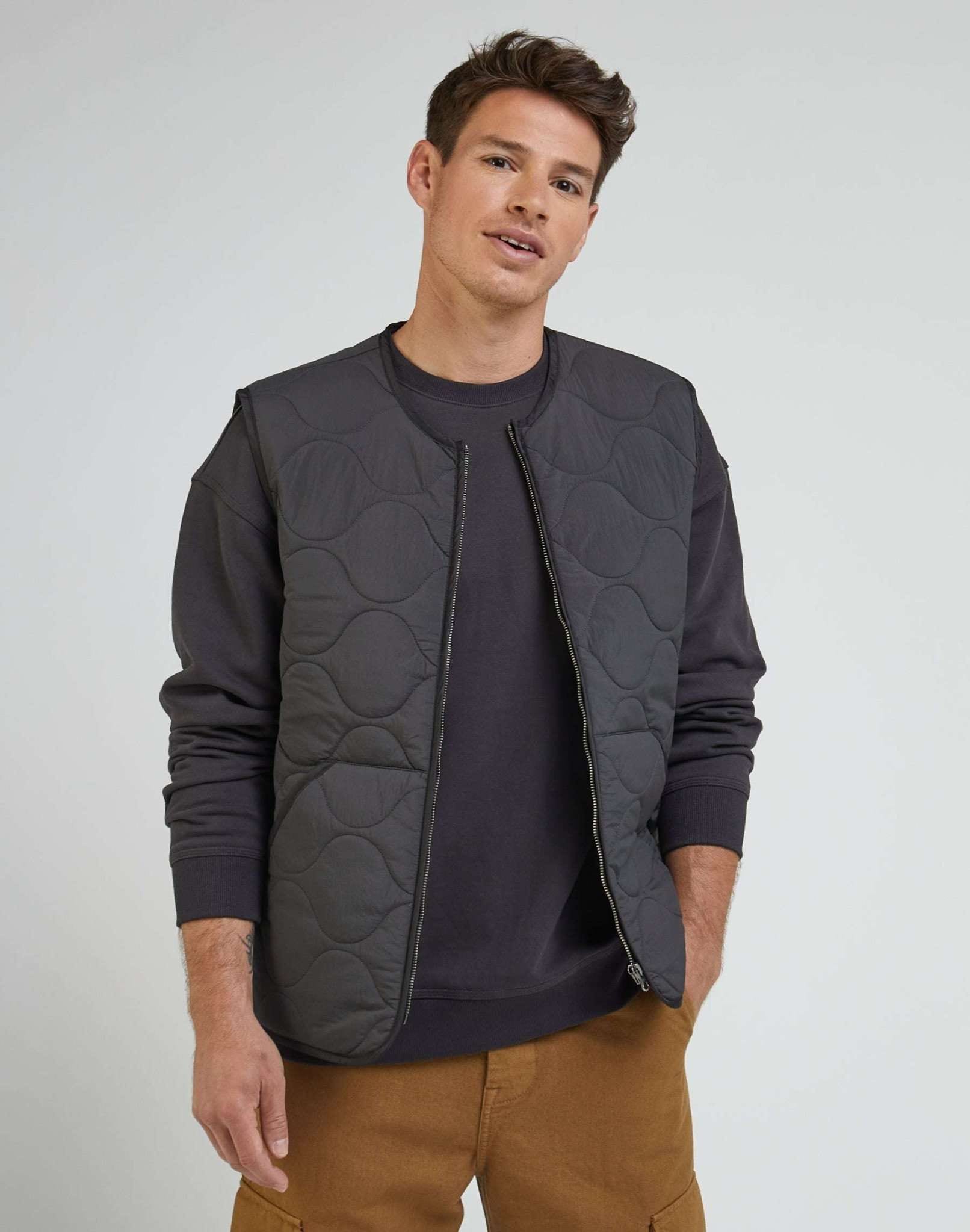 Leichtdaunenjacke »LEE Jacken Vest«