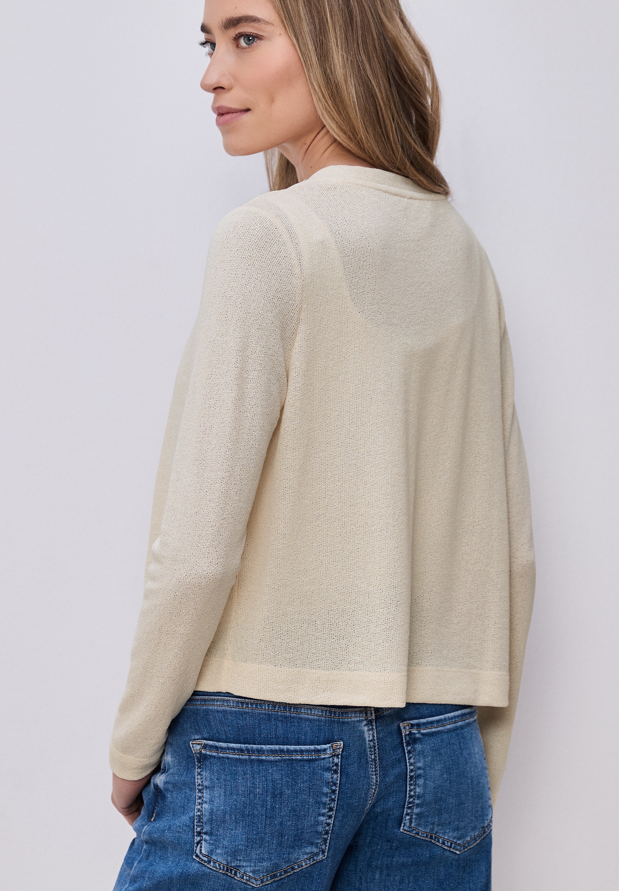 STREET ONE Veste en tricot »Style Nette« à coupe ouverte