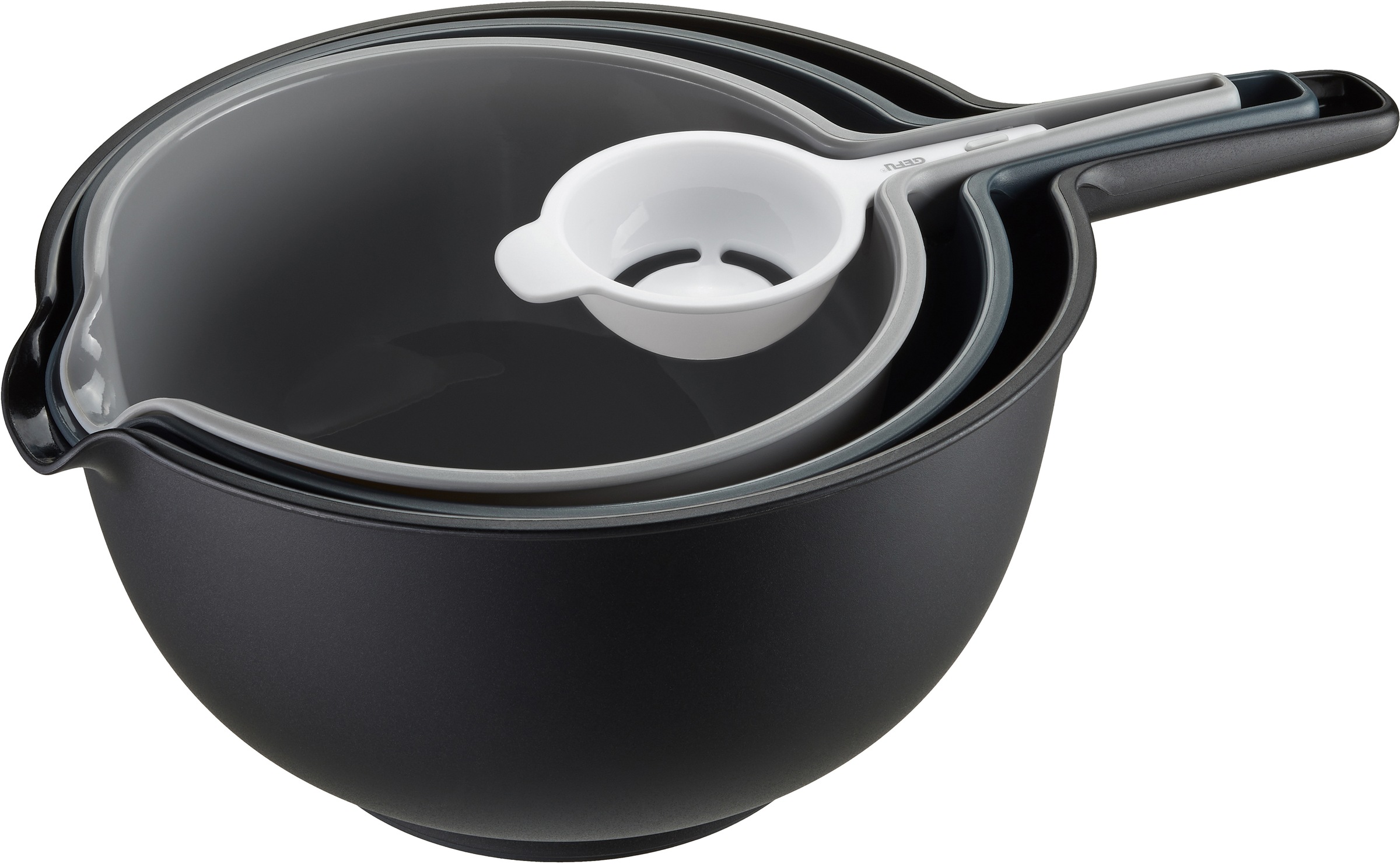 Image of GEFU Schüssel »Preparo«, 4 tlg., aus Kunststoff, platzsparend zu verstauen bei Ackermann Versand Schweiz