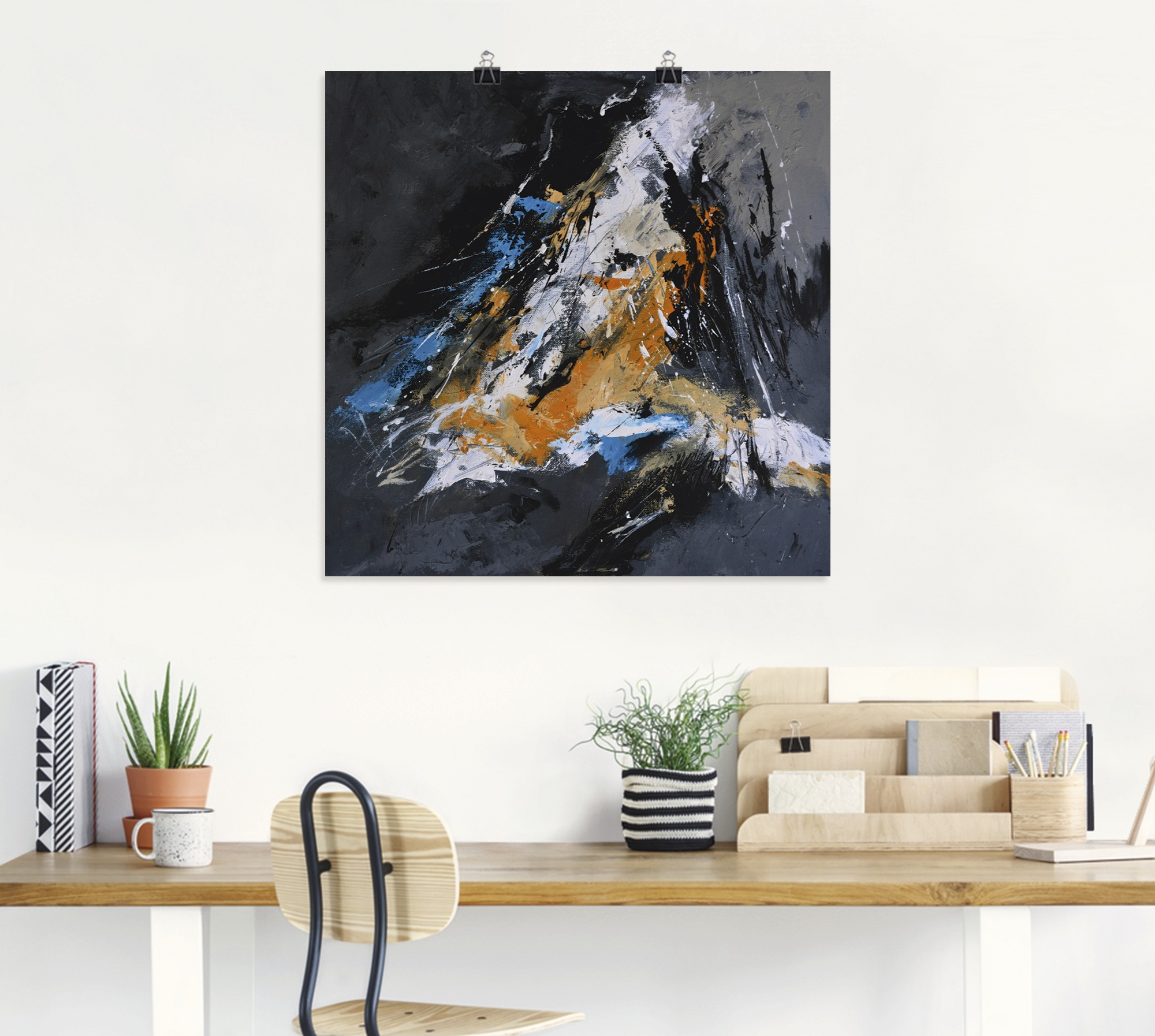 Artland Wandbild »Abstrakt X«, Gegenstandslos, (1 St.), als Leinwandbild, Poster in verschied. Grössen