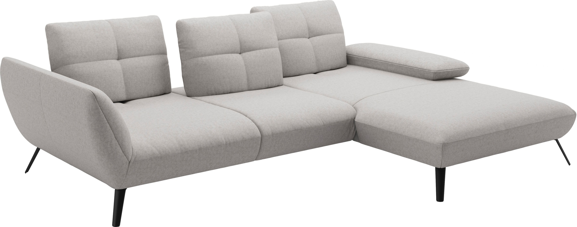 Places of Style Ecksofa »Mikado L-Form«, inkl. Sitztiefenverstellung und Armteilverstellung