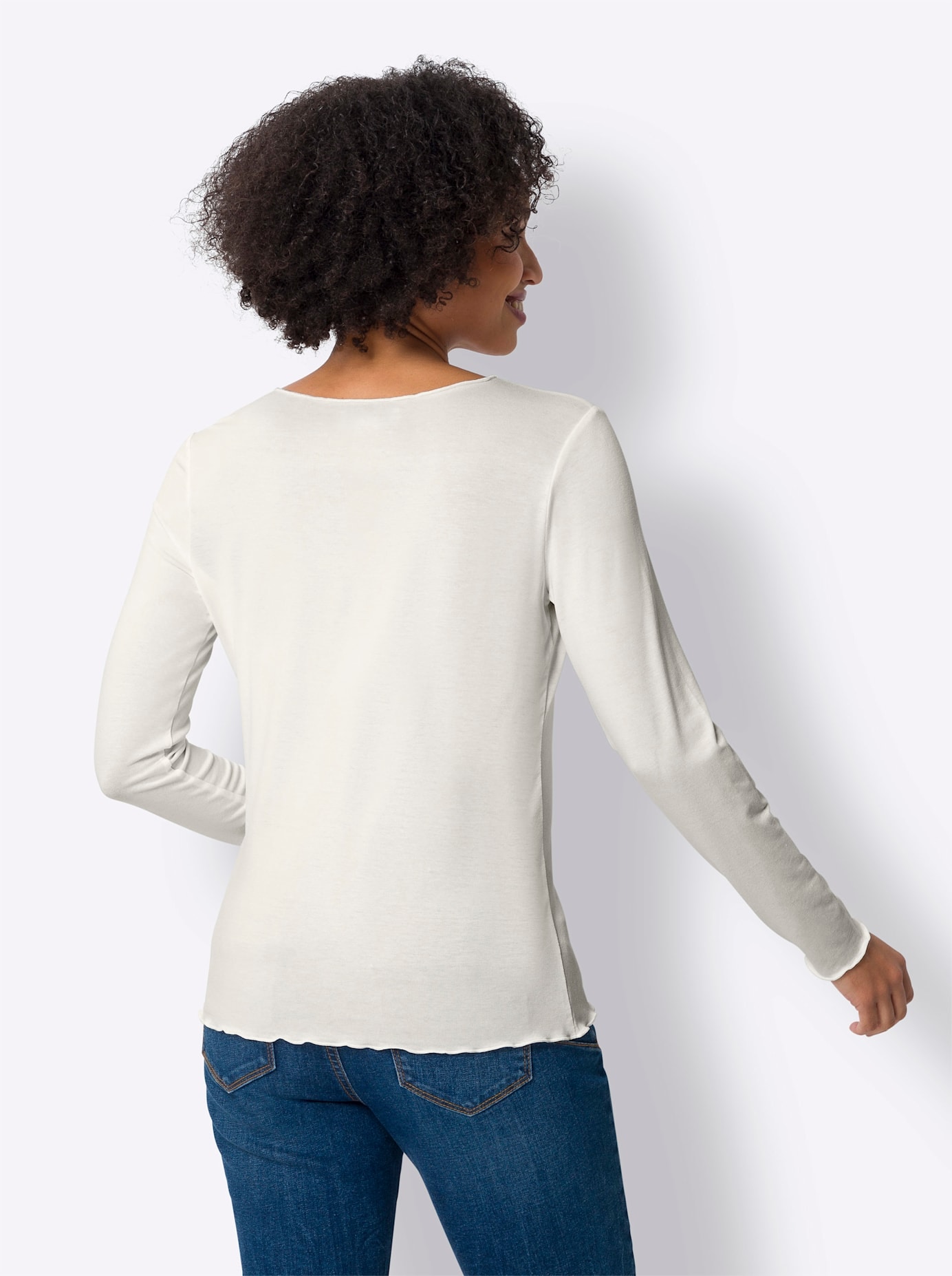heine Langarmshirt »Doppelpack Shirts«, (2 tlg.)