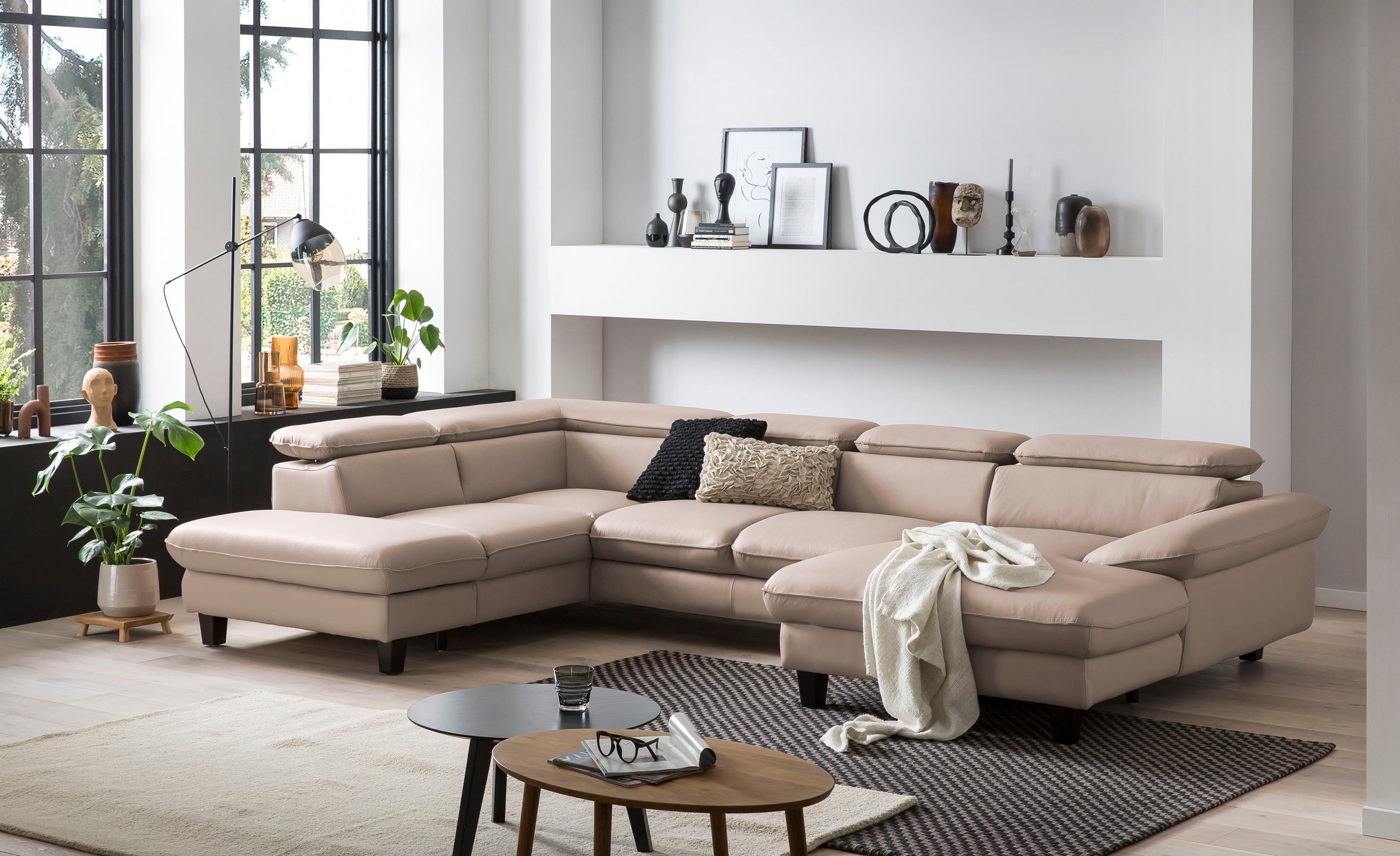 Image of GOODproduct Wohnlandschaft "Pilot U-Form" mit Kopfteilverstellung, wahlweise mit Schlaffunktion & Bettkasten