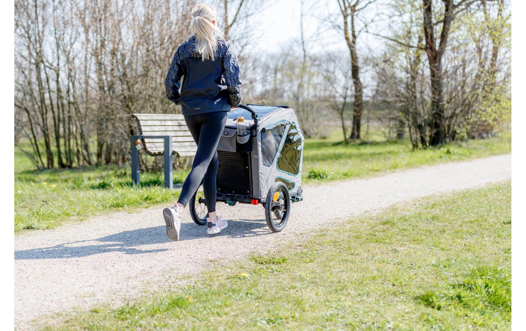 TRIXIE Fahrradträger-Erweiterung »Grau/Salbei«