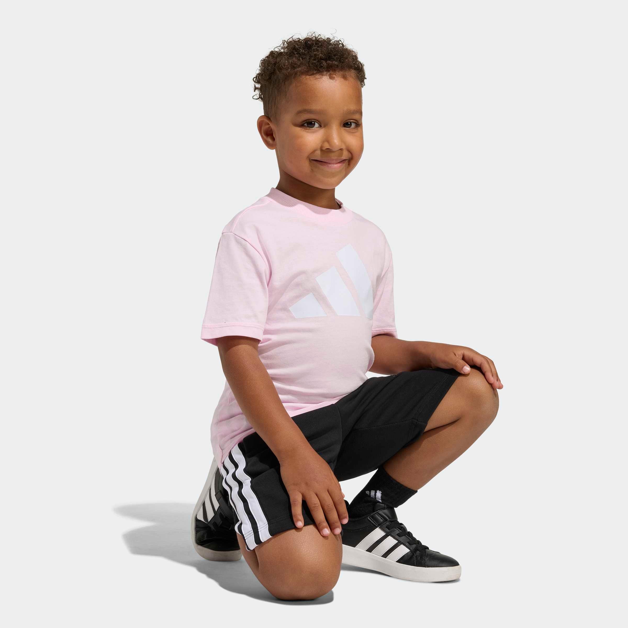 adidas Sportswear T-Shirt »LK BL TEE 160« sportlicher Stil, Kurzarm, aus Baumwolle