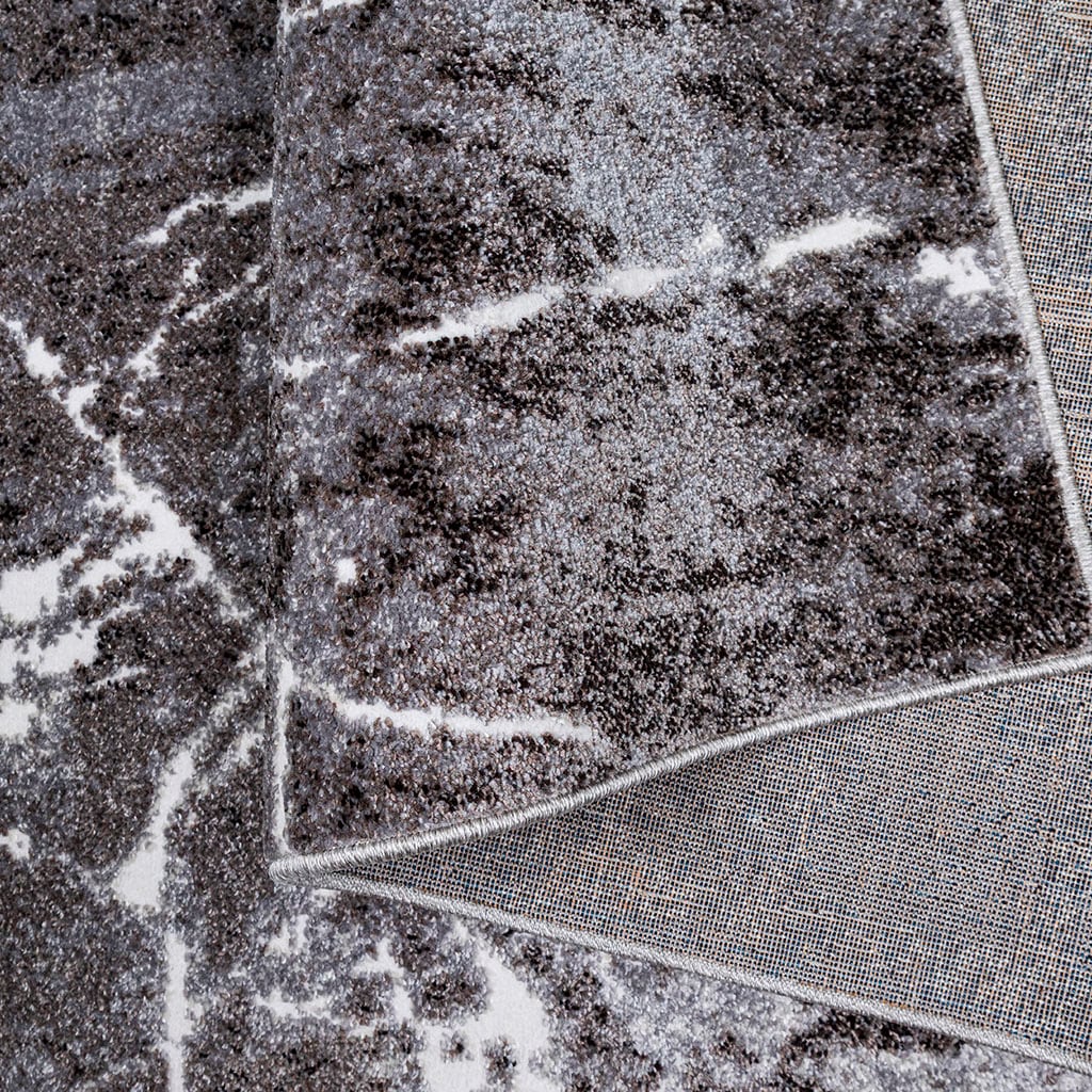 my home Teppich »Manrik«, rechteckig, 9 mm Höhe, mit besonders weichem Flor, Kurzflor, modernes Marmor-Design