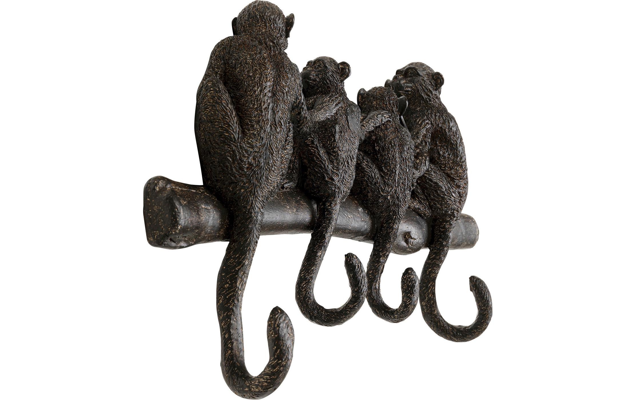 Kare Design Garderobenleiste »Monkey Family 38 cm x 21 cm«