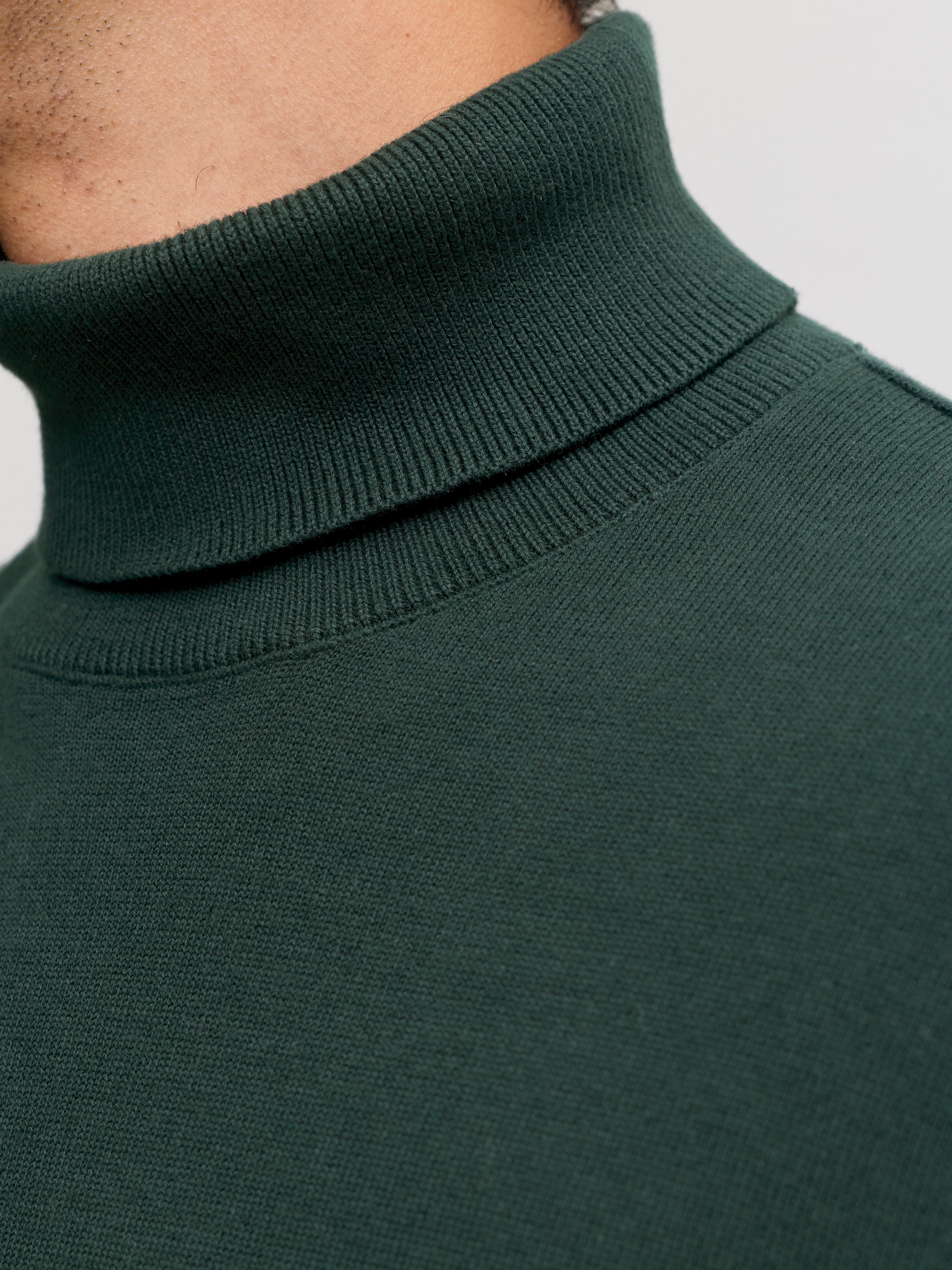 Jack & Jones Rollkragenpullover »JJEBASIC mit hohem Tragekomfort« Baumwolle, regular fit