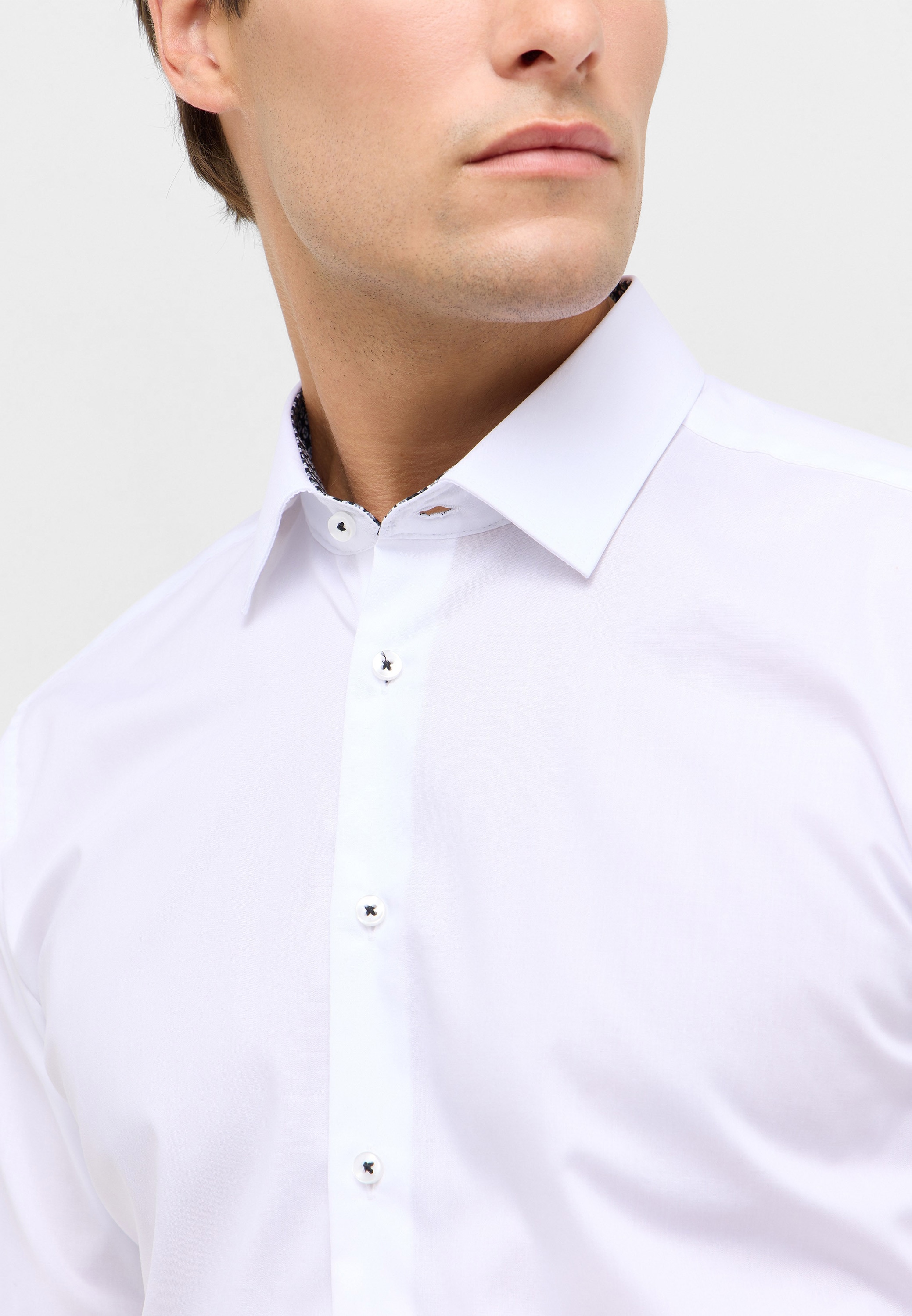 Eterna Langarmhemd »SLIM FIT« NON IRON (bügelfrei)