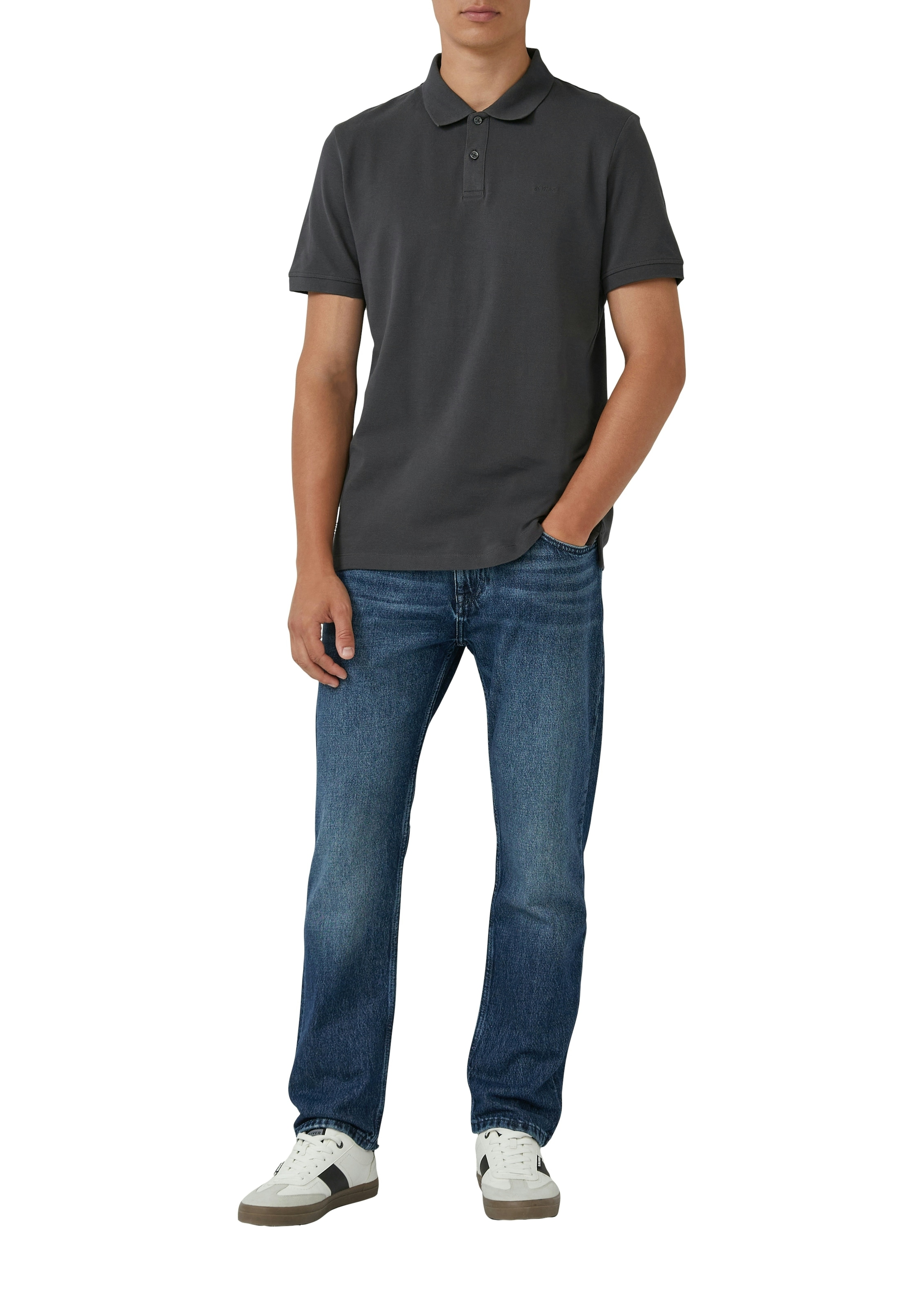 s.Oliver Polo Paquet, 2 cuis avec broderie logo