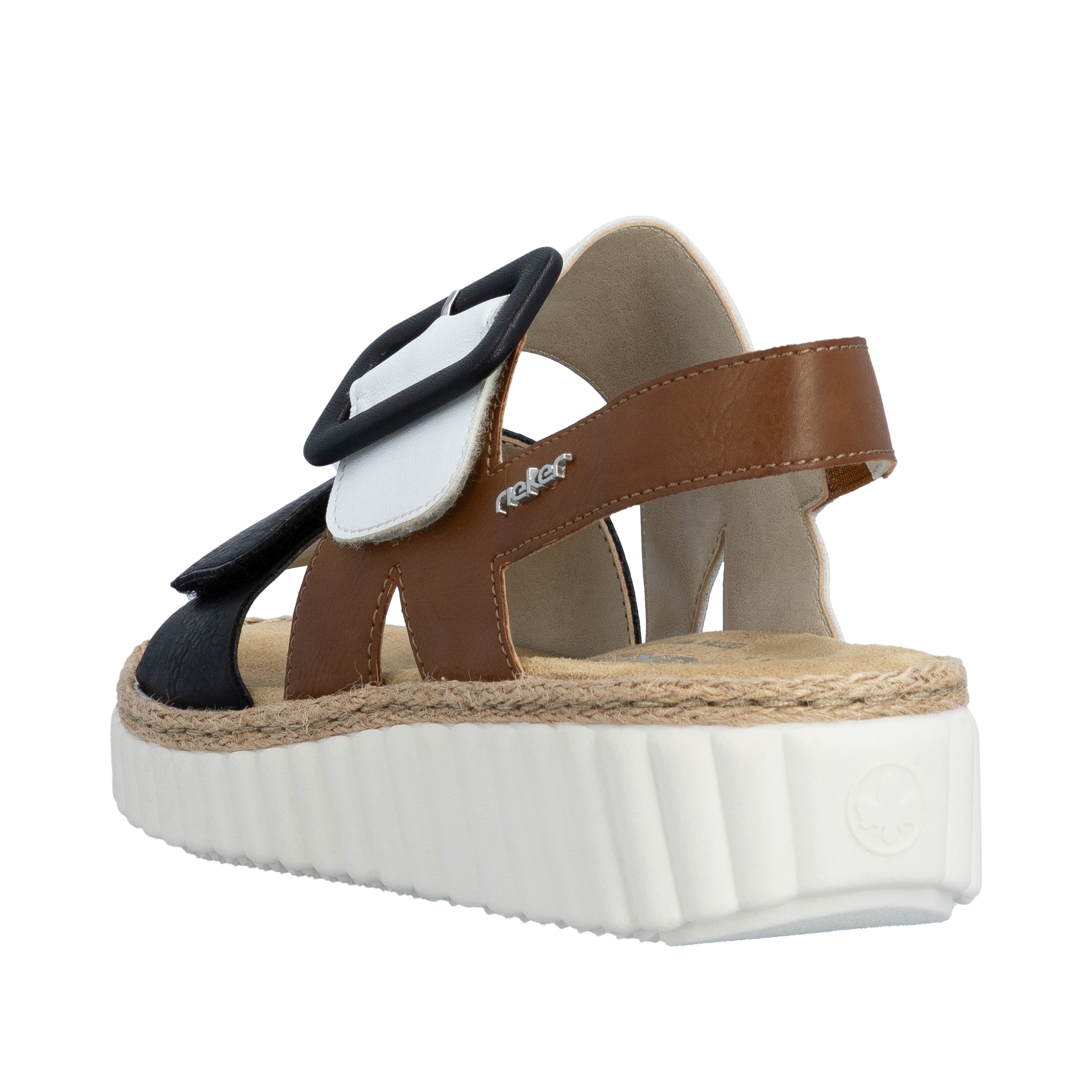 Rieker Sandale à plateforme  chaussure d'été, sandale, talon compensé, forme confortable