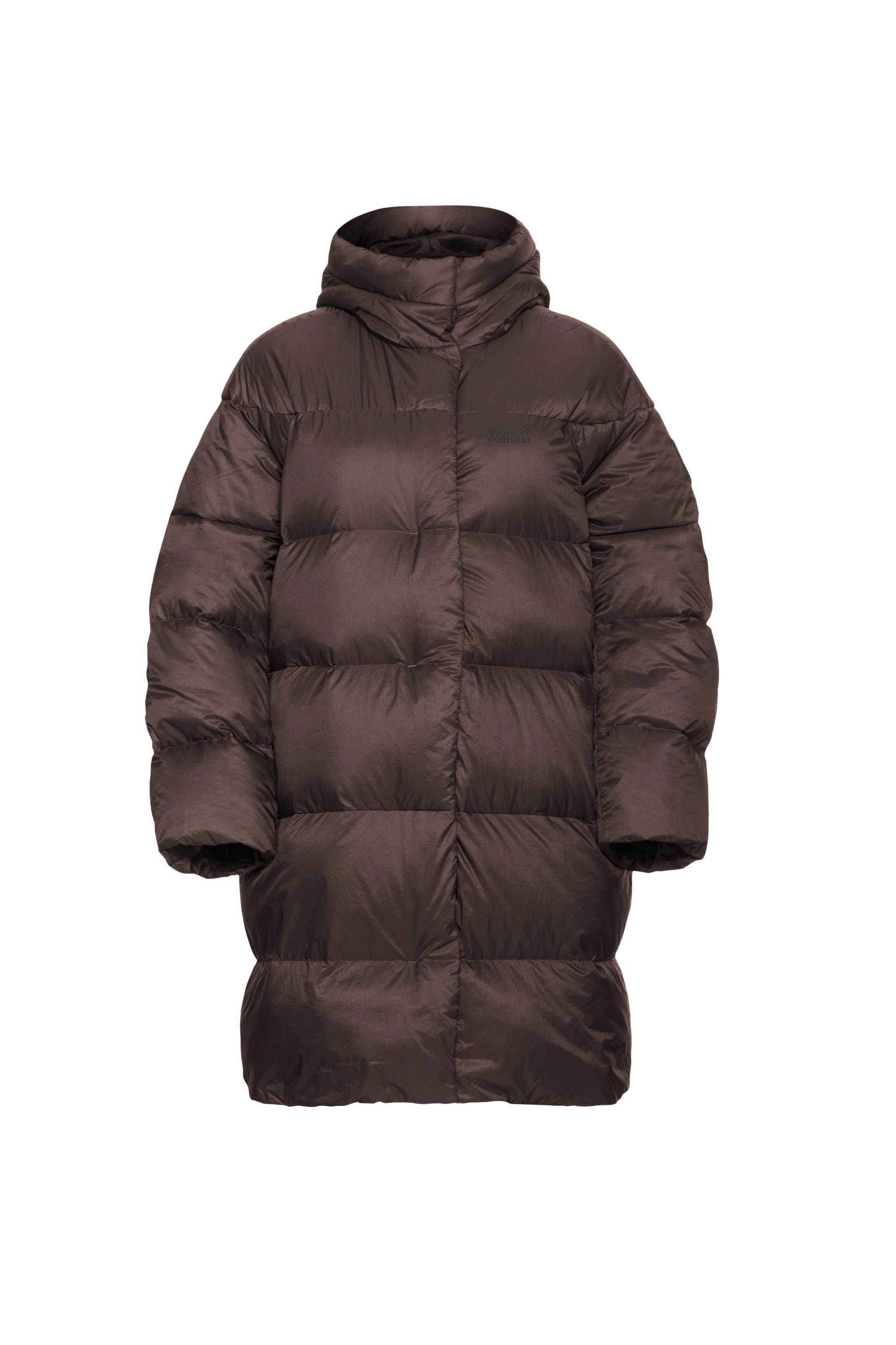 Jack Wolfskin Daunenmantel »ICY HILL COAT W RDS«, Wärmend, winddicht, Daunenjacke