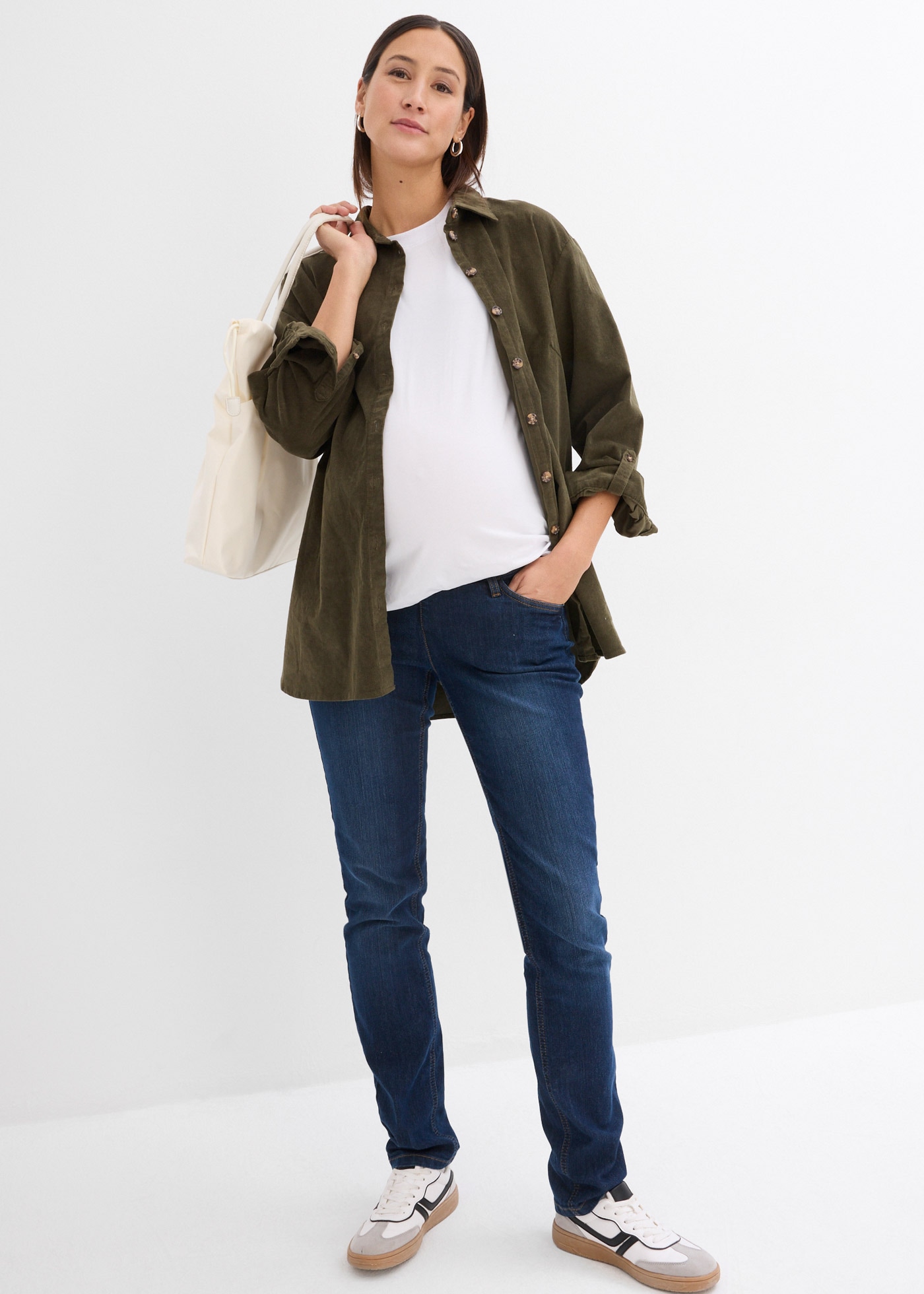 bonprix Umstandsshirt Packung, 2 Loose Fit Passform - perfekt für die Schwangerschaft