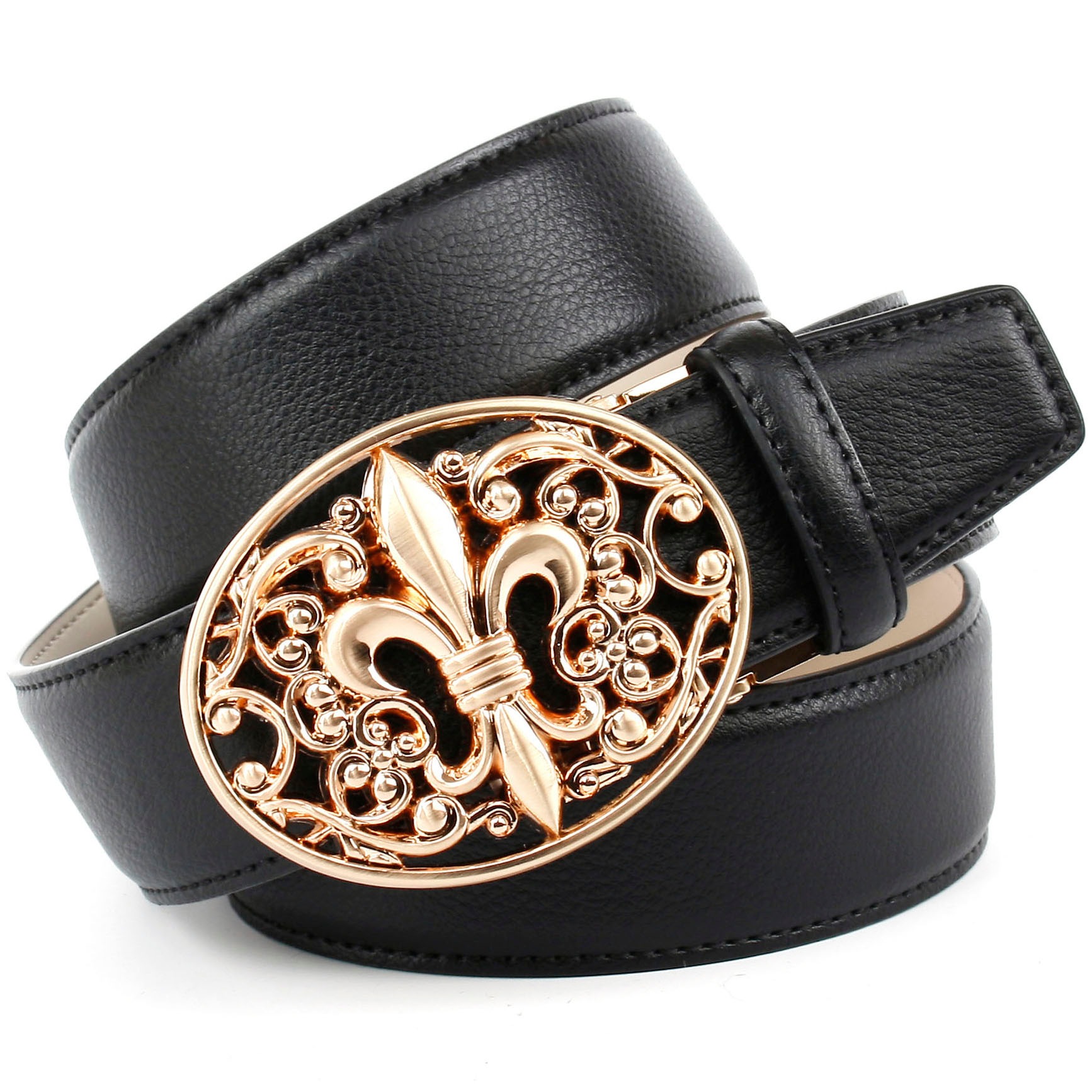 Image of Anthoni Crown Ledergürtel, mit französischer Lilie bei Ackermann Versand Schweiz