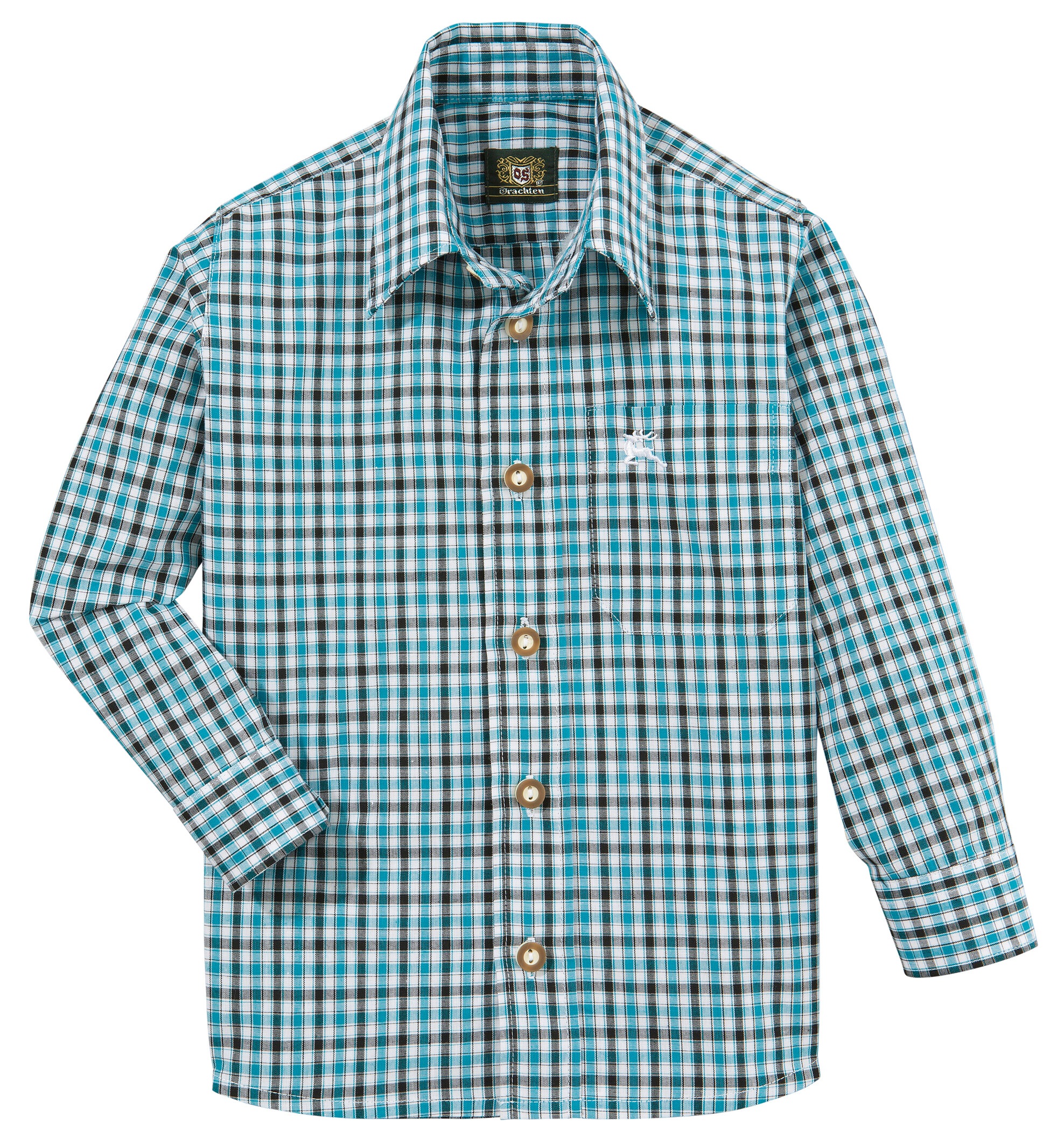 Image of OS-Trachten Trachtenhemd, in moderner Karo-Optik bei Ackermann Versand Schweiz