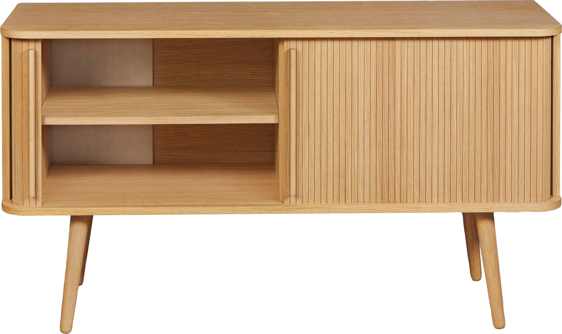 Woodman Sideboard »Rove«, besonderes Design, Breite 138 cm, mit Eichenholzfurnier