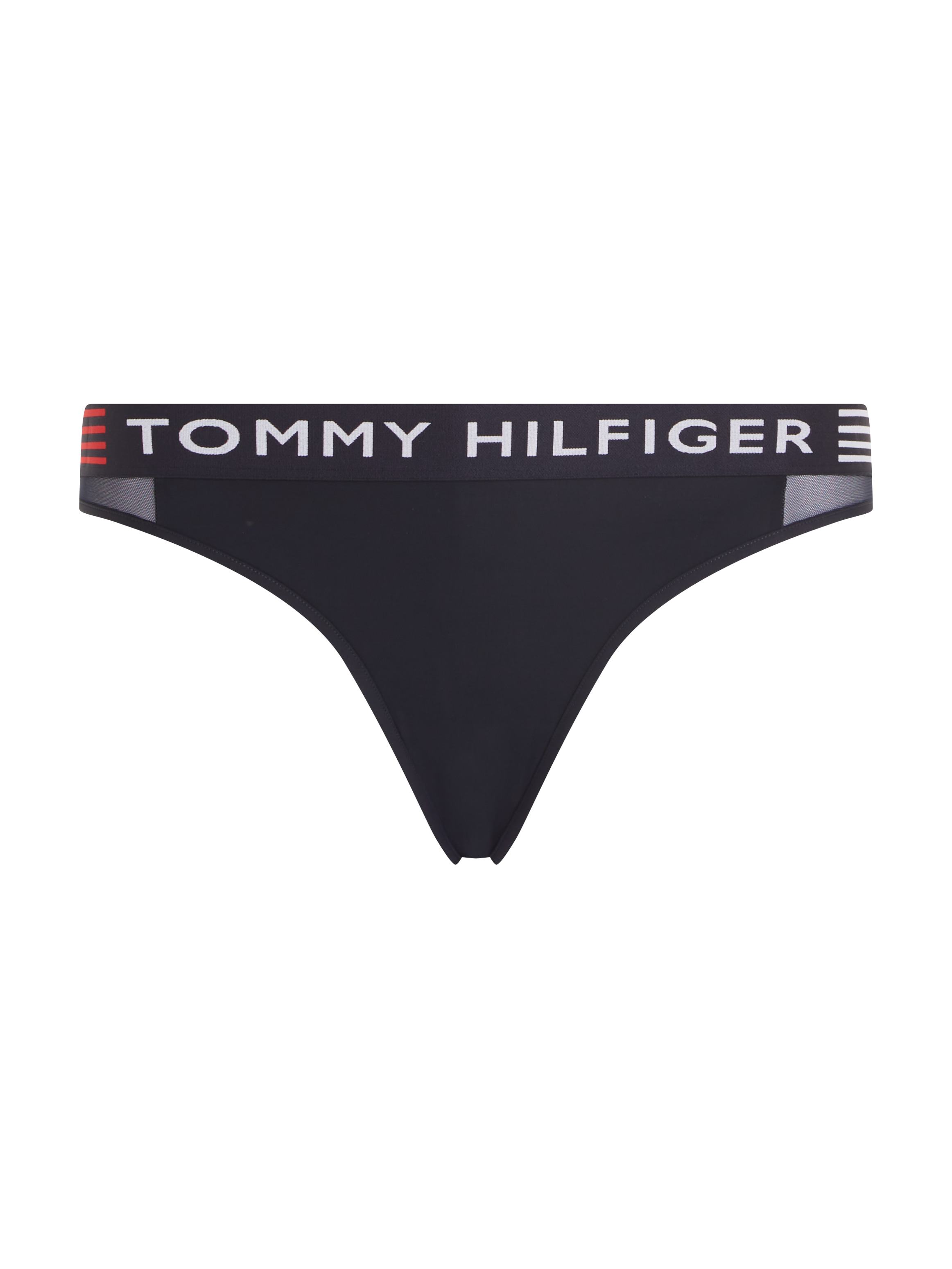 ♕ Tommy Hilfiger Underwear Logo-Schriftzug versandkostenfrei Bund »THONG«, am Hilfiger mit Slip Tommy bestellen