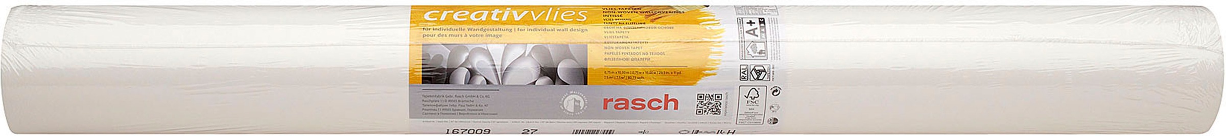 Rasch Vliestapete »Creativ-Vlies«, uni