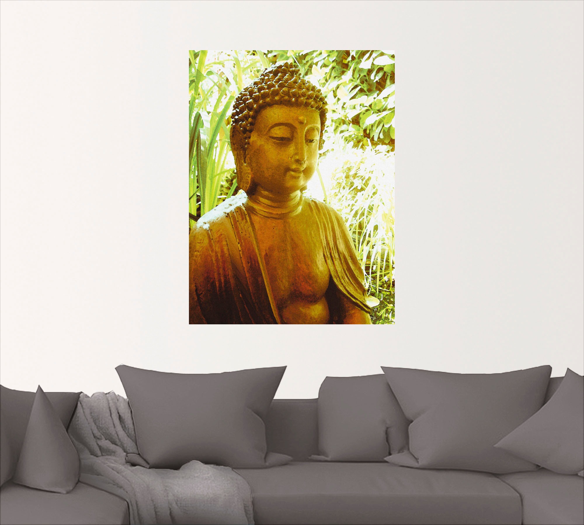 Artland Wandbild »Die Seele von Buddha«, Religion, (1 St.), als Leinwandbild, Poster, Wandaufkleber in verschied. Grössen