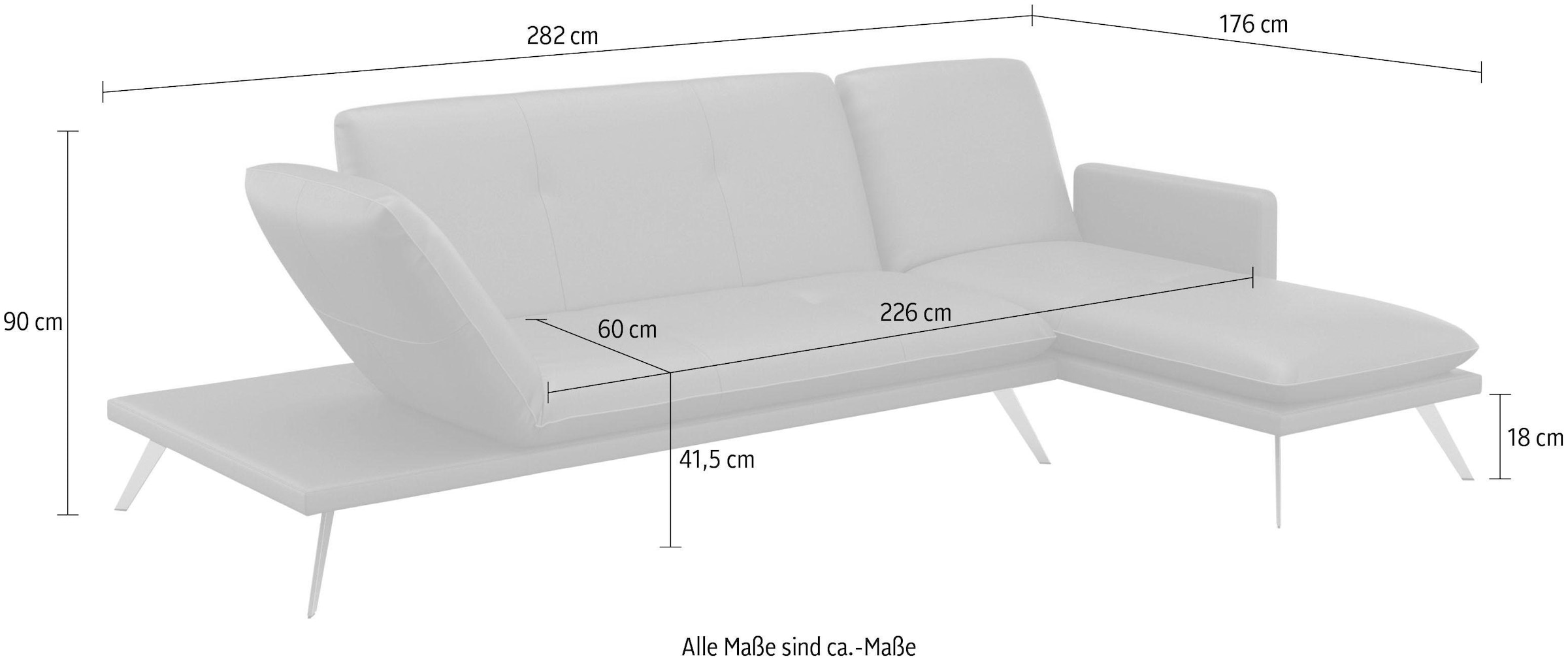 machalke® Ecksofa »wings, L-Form«