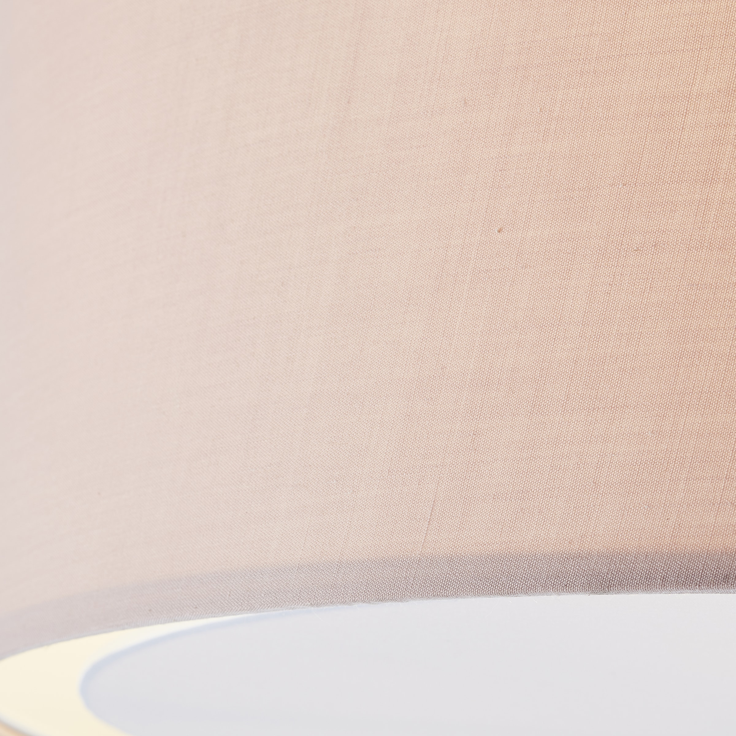 my home Plafonnier »Lüchte« 1 cuis Deckenlampe mit Stoff - Schirm, Ø 40 cm, Höhe 32 cm