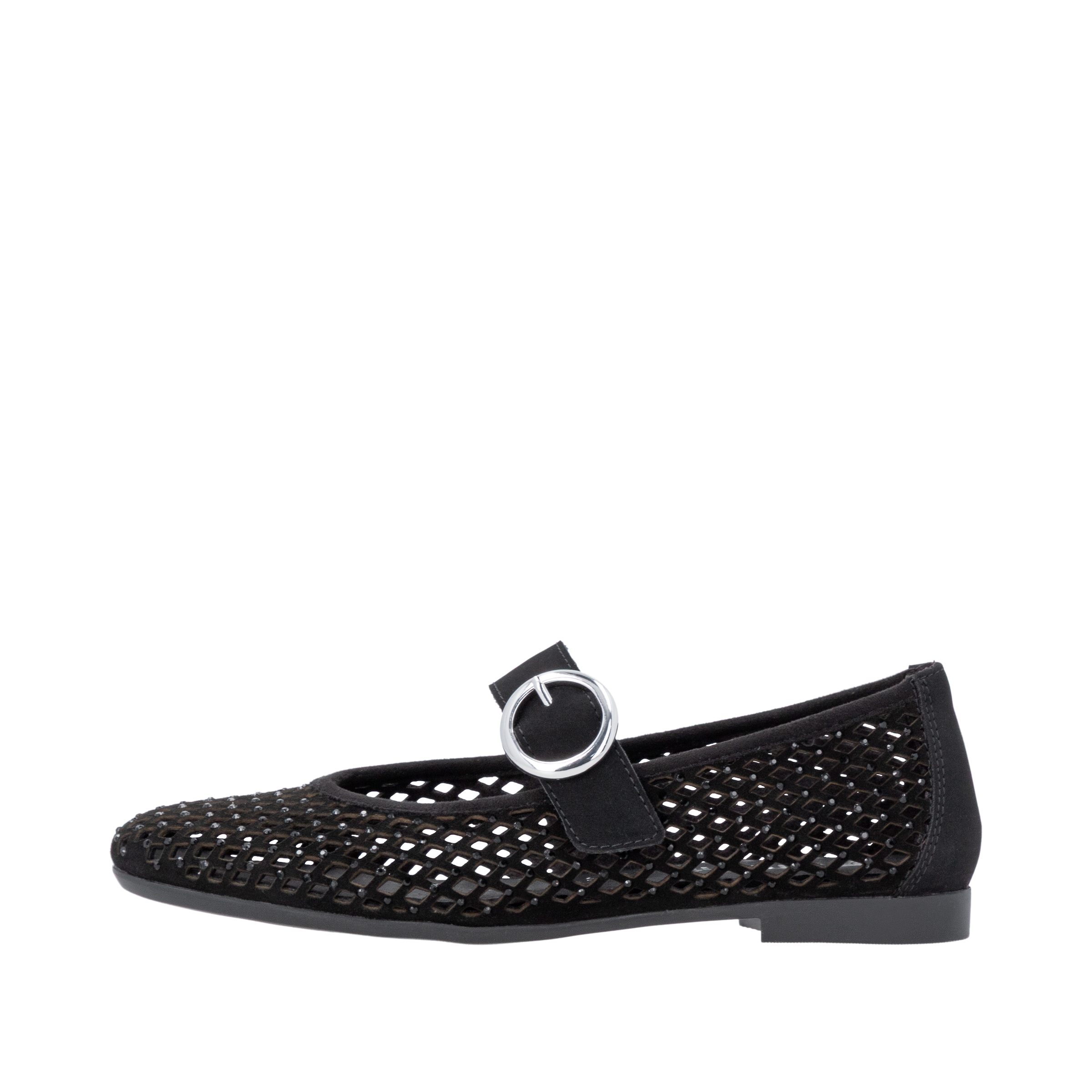 Remonte Ballerines à lanières  mocassins, chaussures d'été avec strass et fermeture velcro