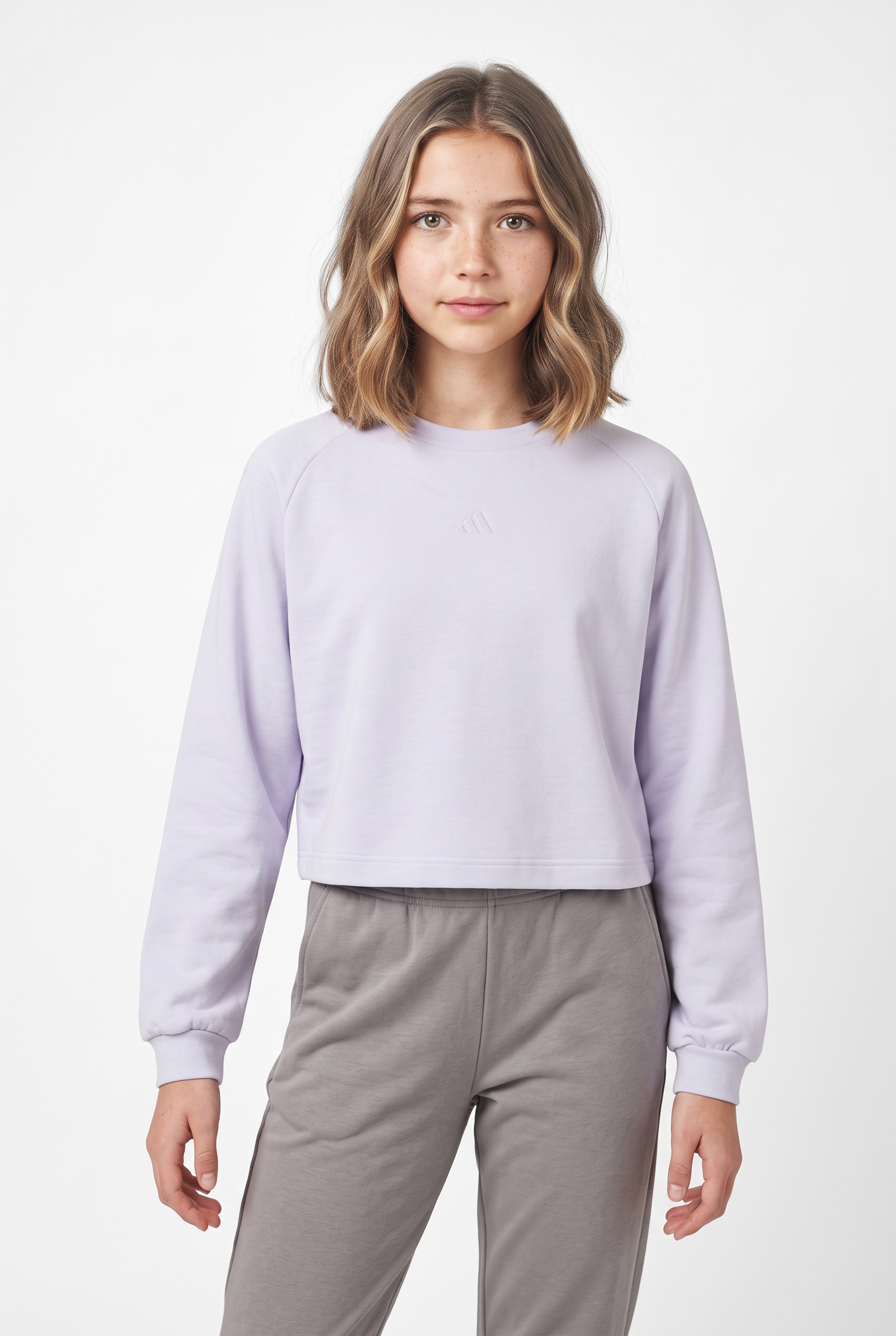 Image of adidas Sportswear Sweatshirt "ADIDAS GIRLS", für Kinder, sportlicher Stil, mit Rundhalsausschnitt, ohne Verschluss