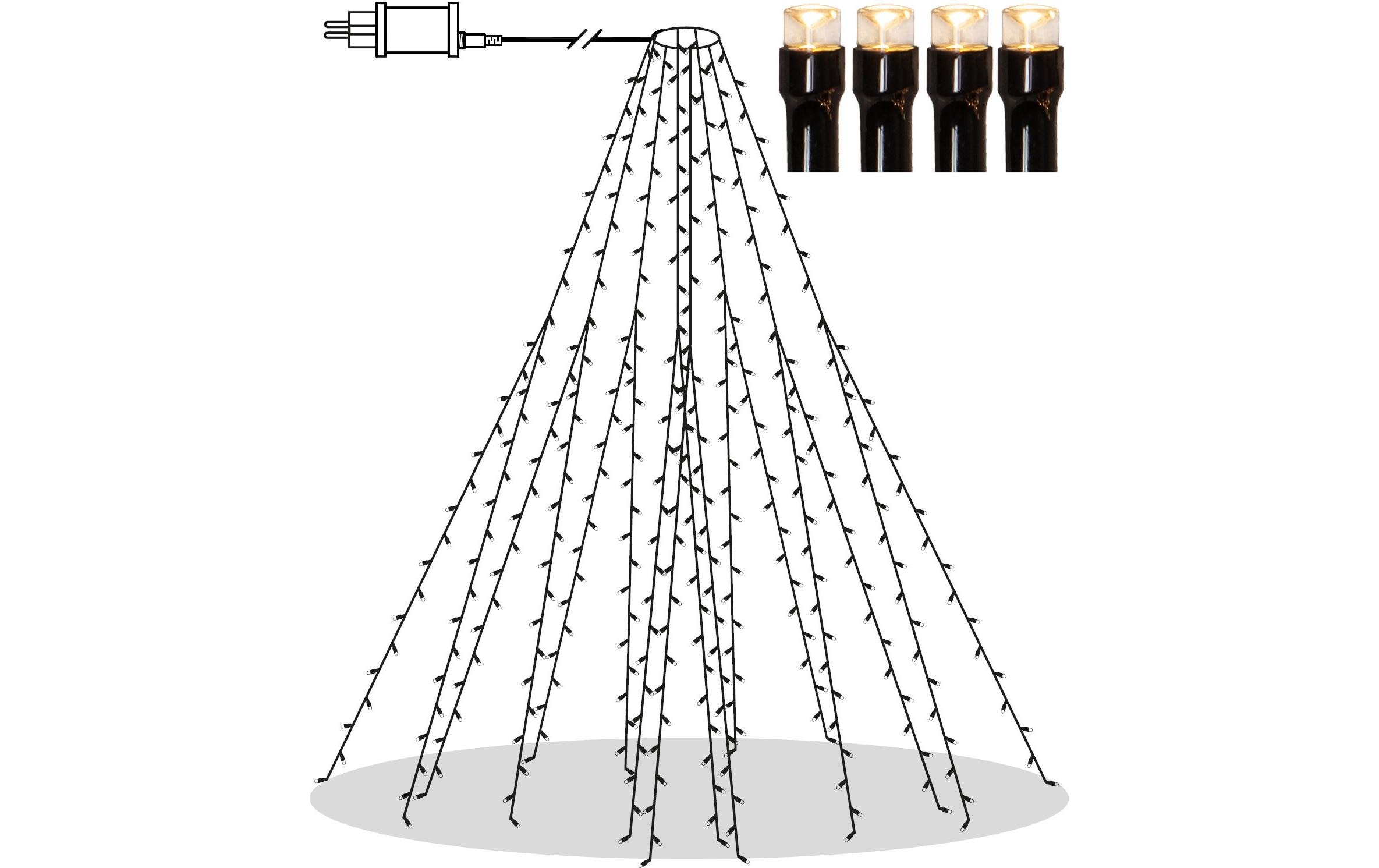   Guirlande lumineuse LED »Christmas Tree Light Shiny IP44, Warmweiss, 360 LED's«