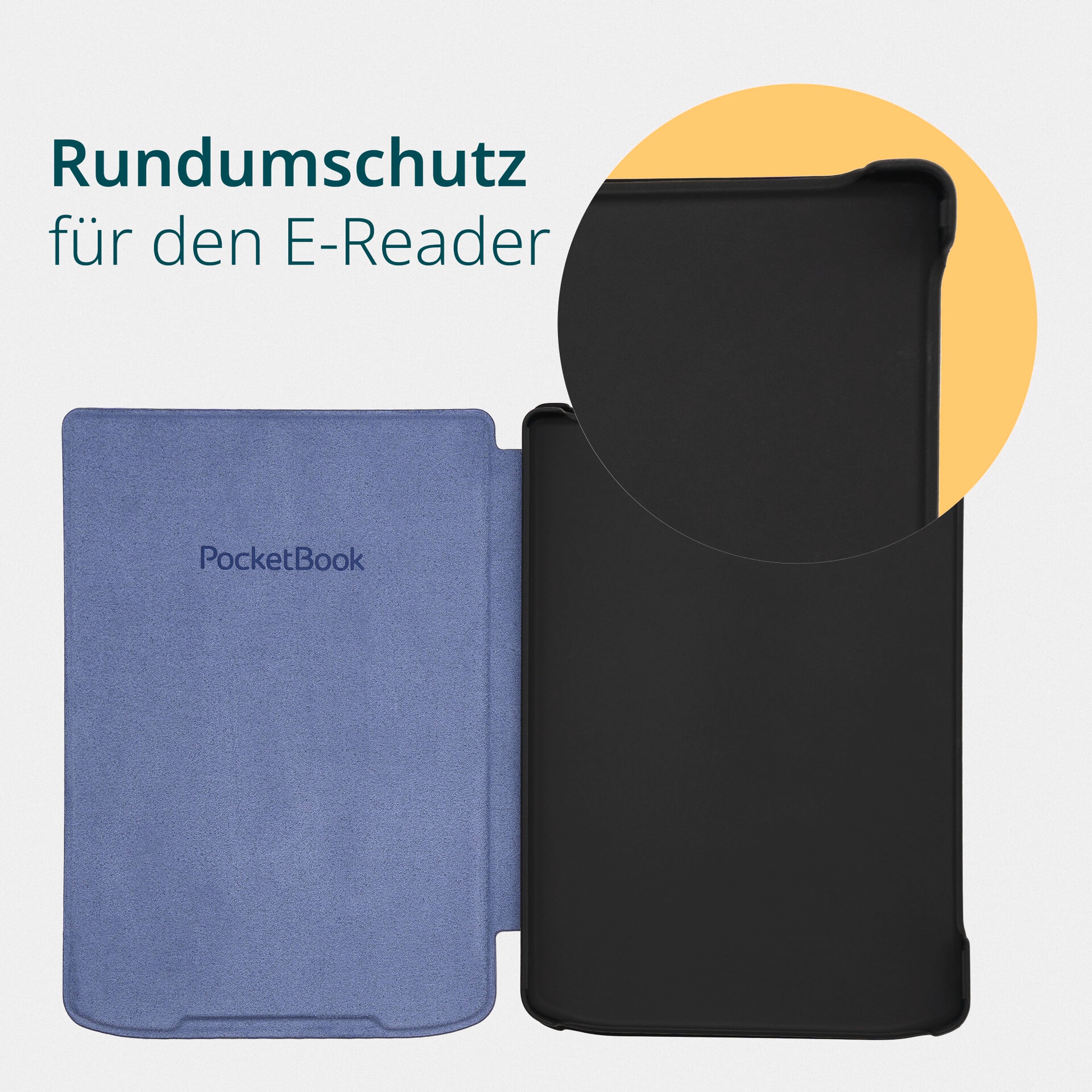 PocketBook Étui pour e-reader »Shell Cover 6 für Verse, Verse Pro & Verse Pro Color« 15,2 cm (6 Zoll) Backcover, Schutzhülle, Book Cover, Case, Schutzcase, stossfest