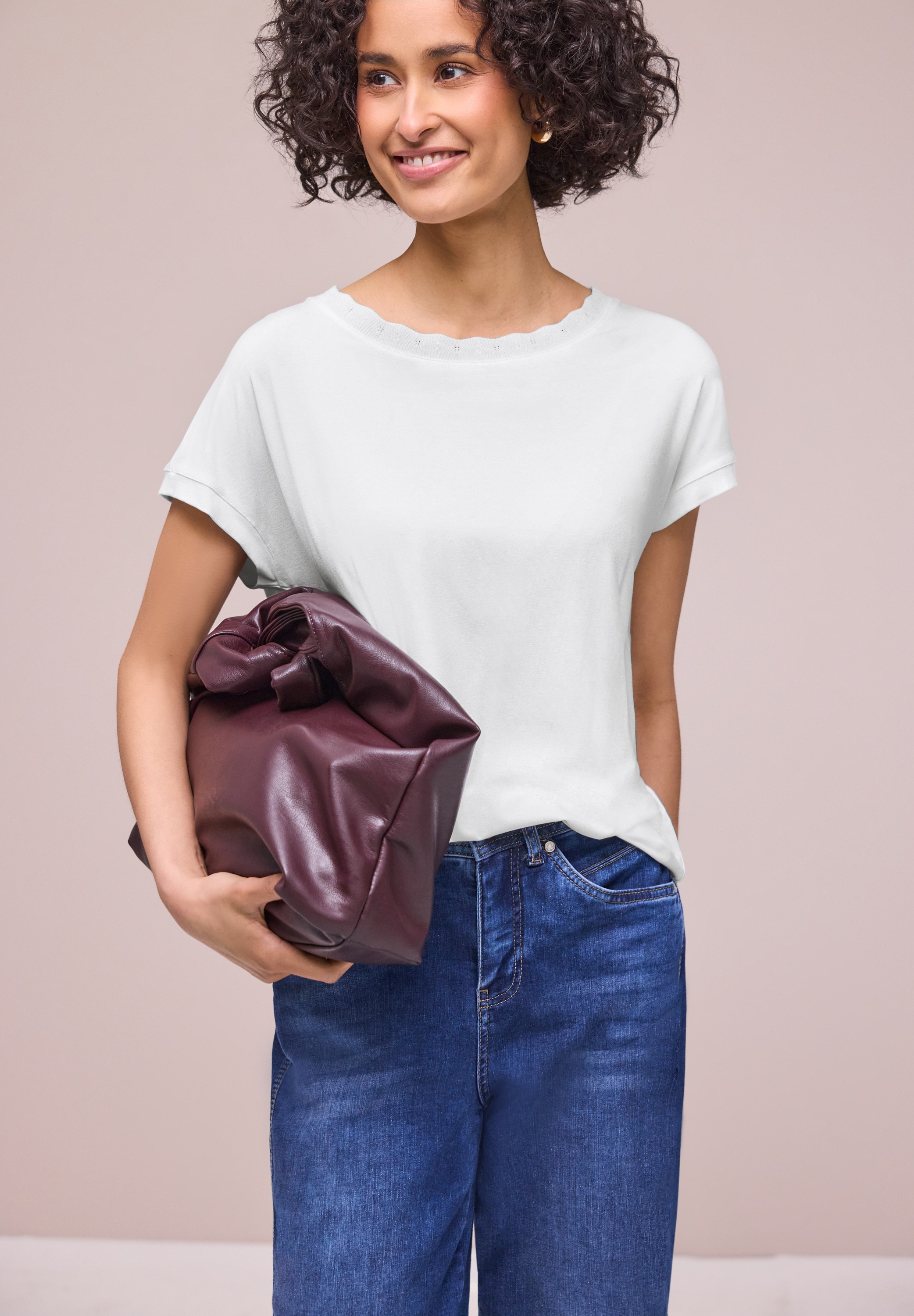 Image of STREET ONE Shirttop mit Deko-Tape