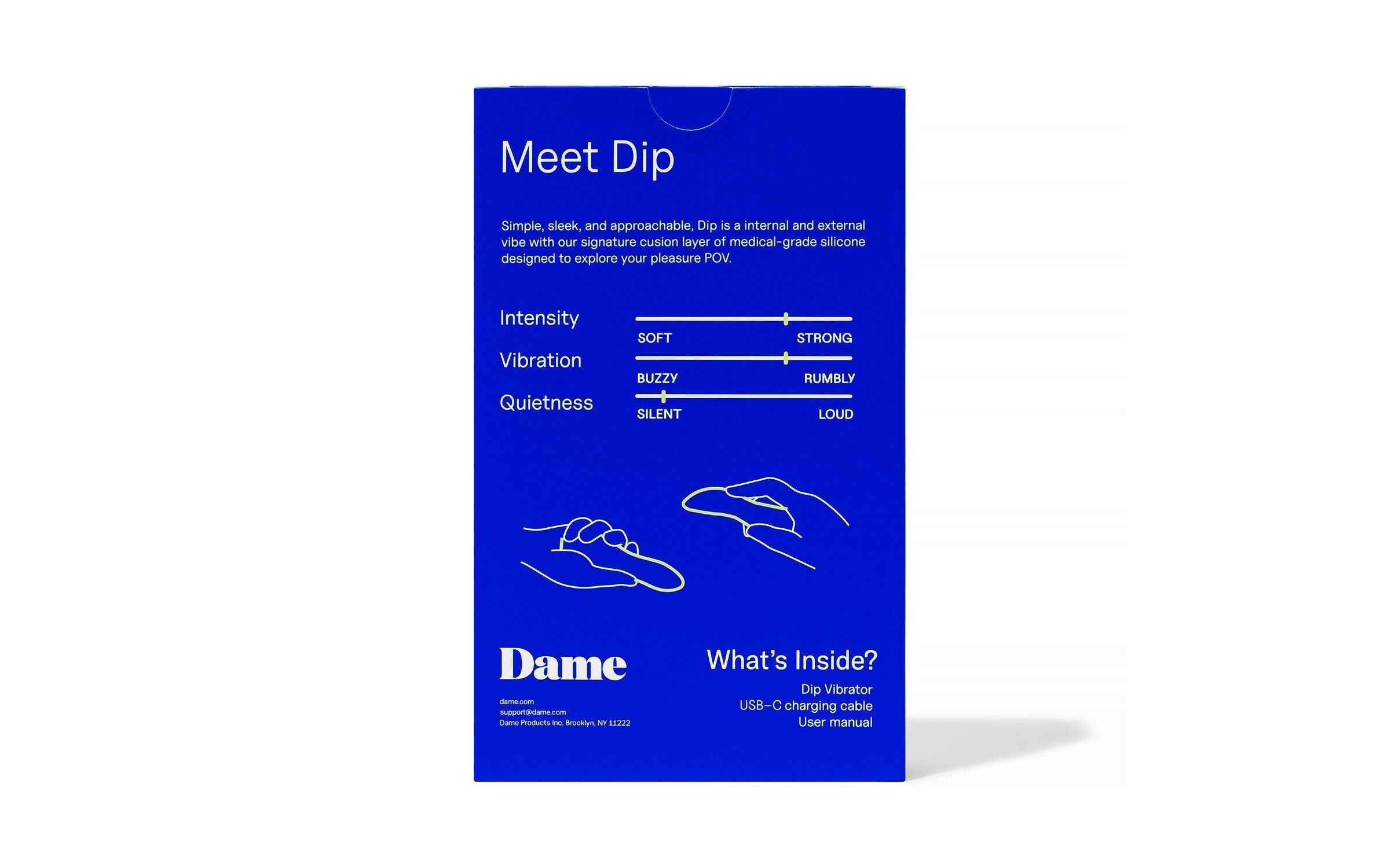   Mini-Vibrator »Dame Dip 2 Lila«