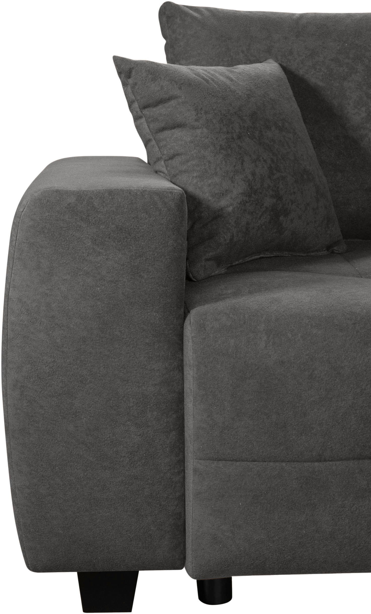 GOODproduct Ecksofa »Bella Couch L-Form, B: 234 cm, Zierkissen inklusive« optional Schlaffunktion & Bettkasten, Wohnkomfort