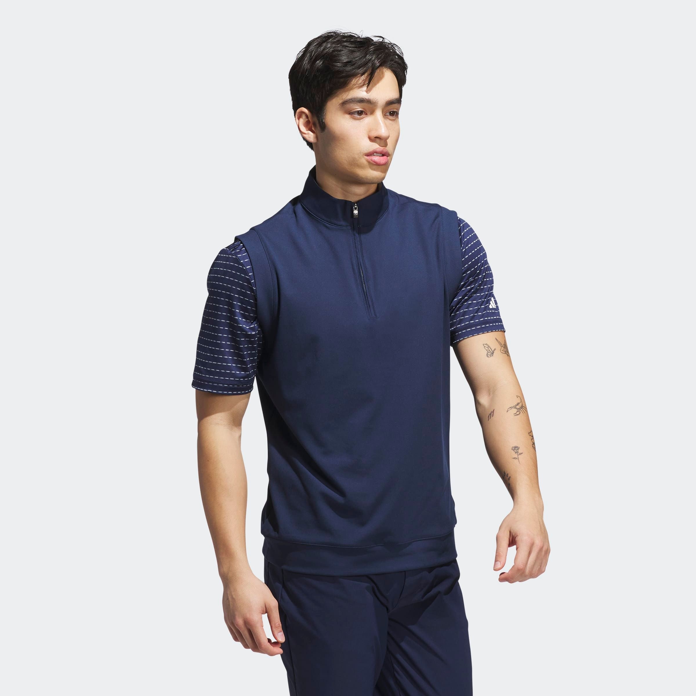 Image of adidas Performance Funktionsweste "ULT CLS QZ VST" aus Polyester und Elasthan, sportlicher Stil, mit Reissverschluss