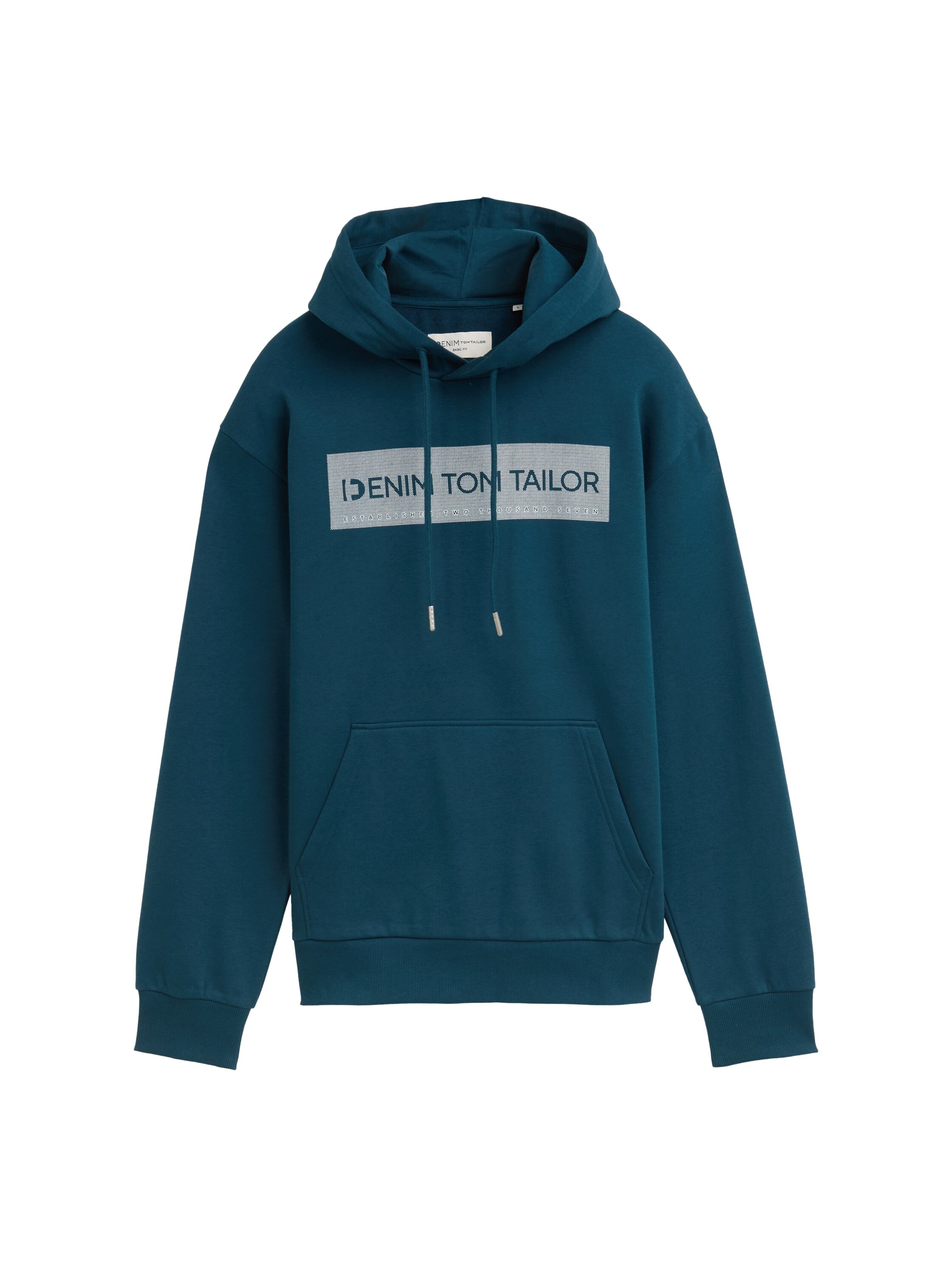 TOM TAILOR Denim Hoodie mit Logo Print